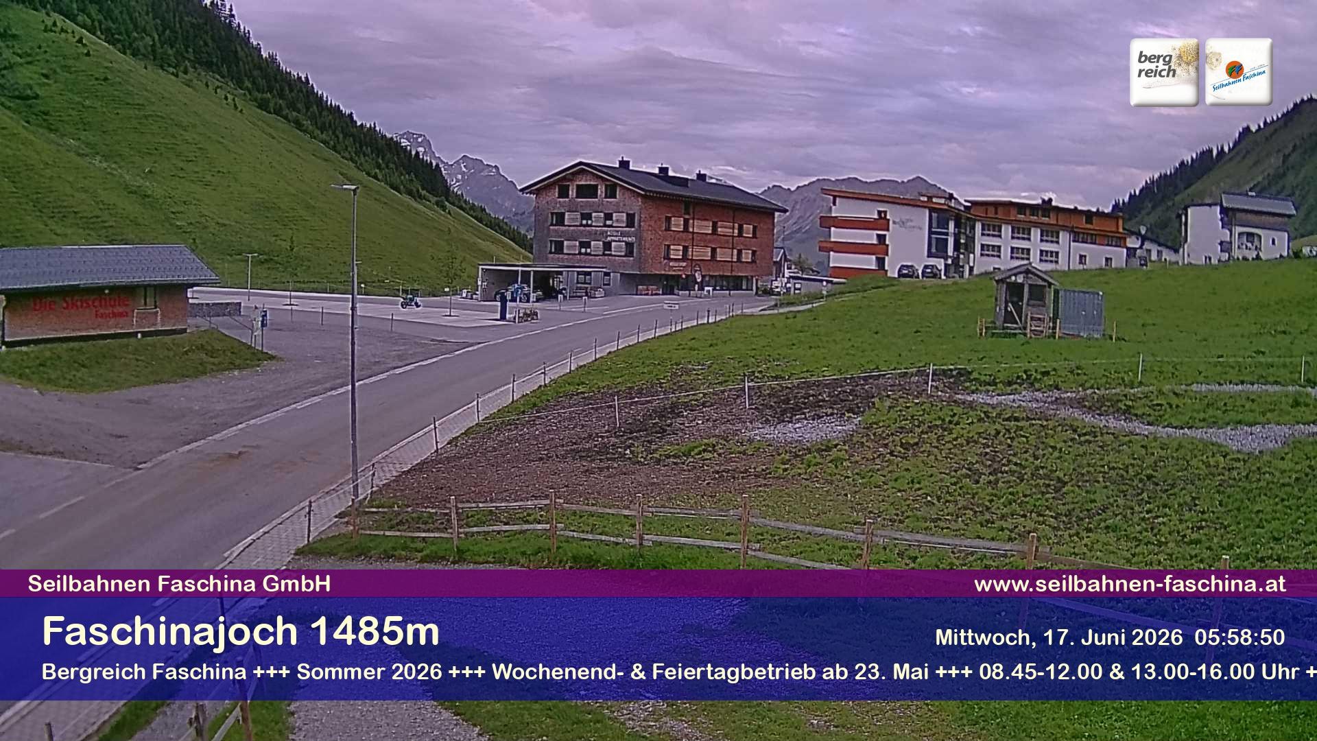 Archiv Foto Webcam Faschinapass, Stafelalpbahn
