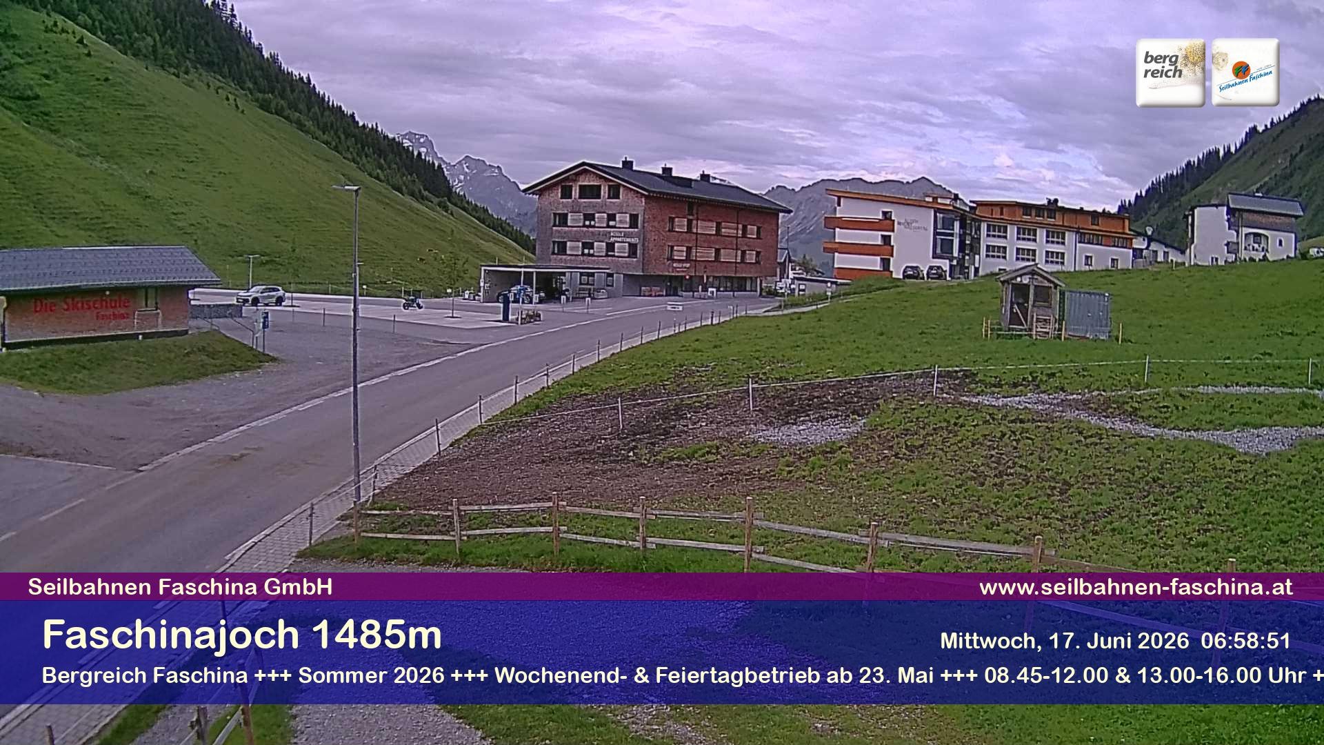 Archiv Foto Webcam Faschinapass, Stafelalpbahn