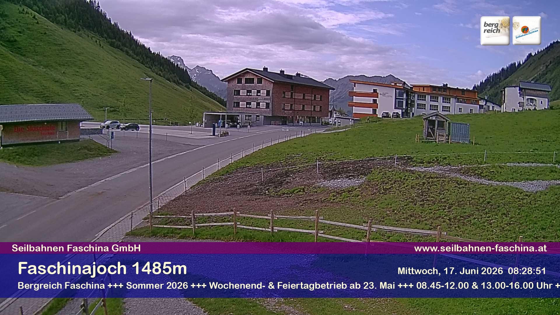 Archiv Foto Webcam Faschinapass, Stafelalpbahn
