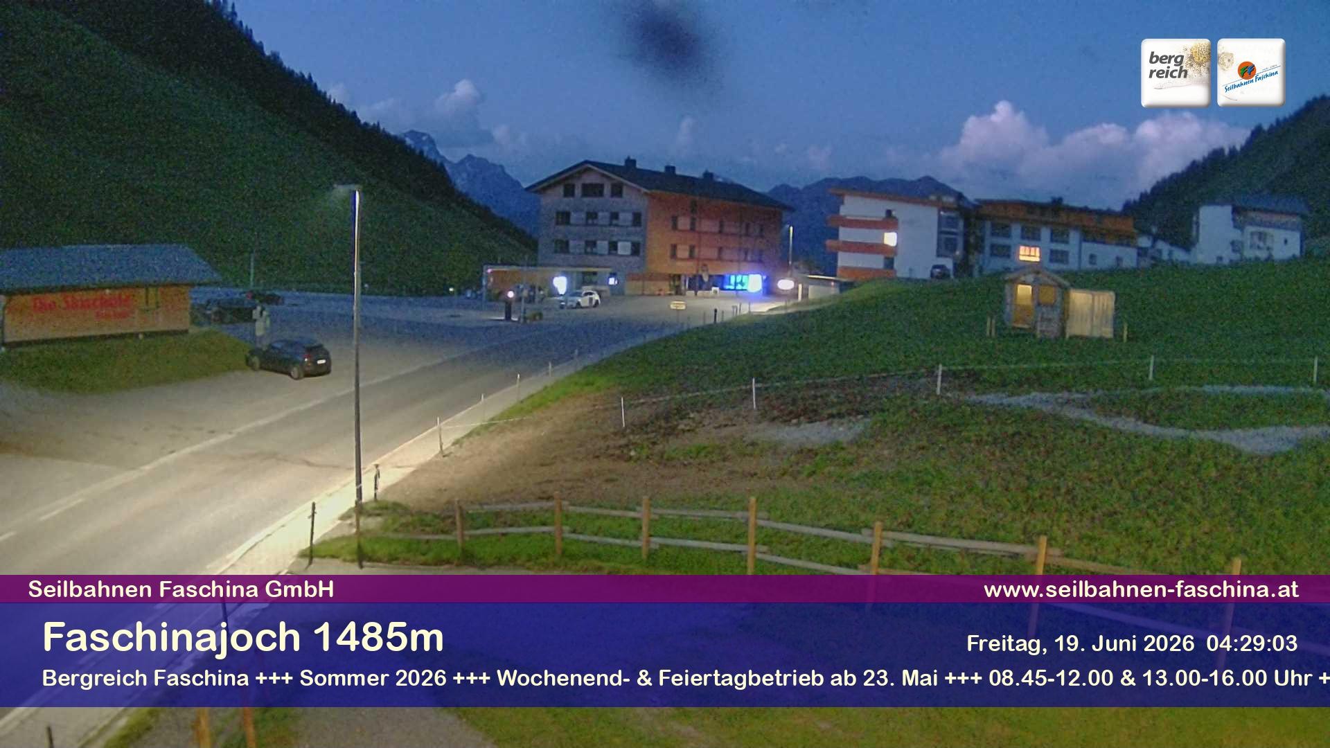 Archiv Foto Webcam Faschinapass, Stafelalpbahn