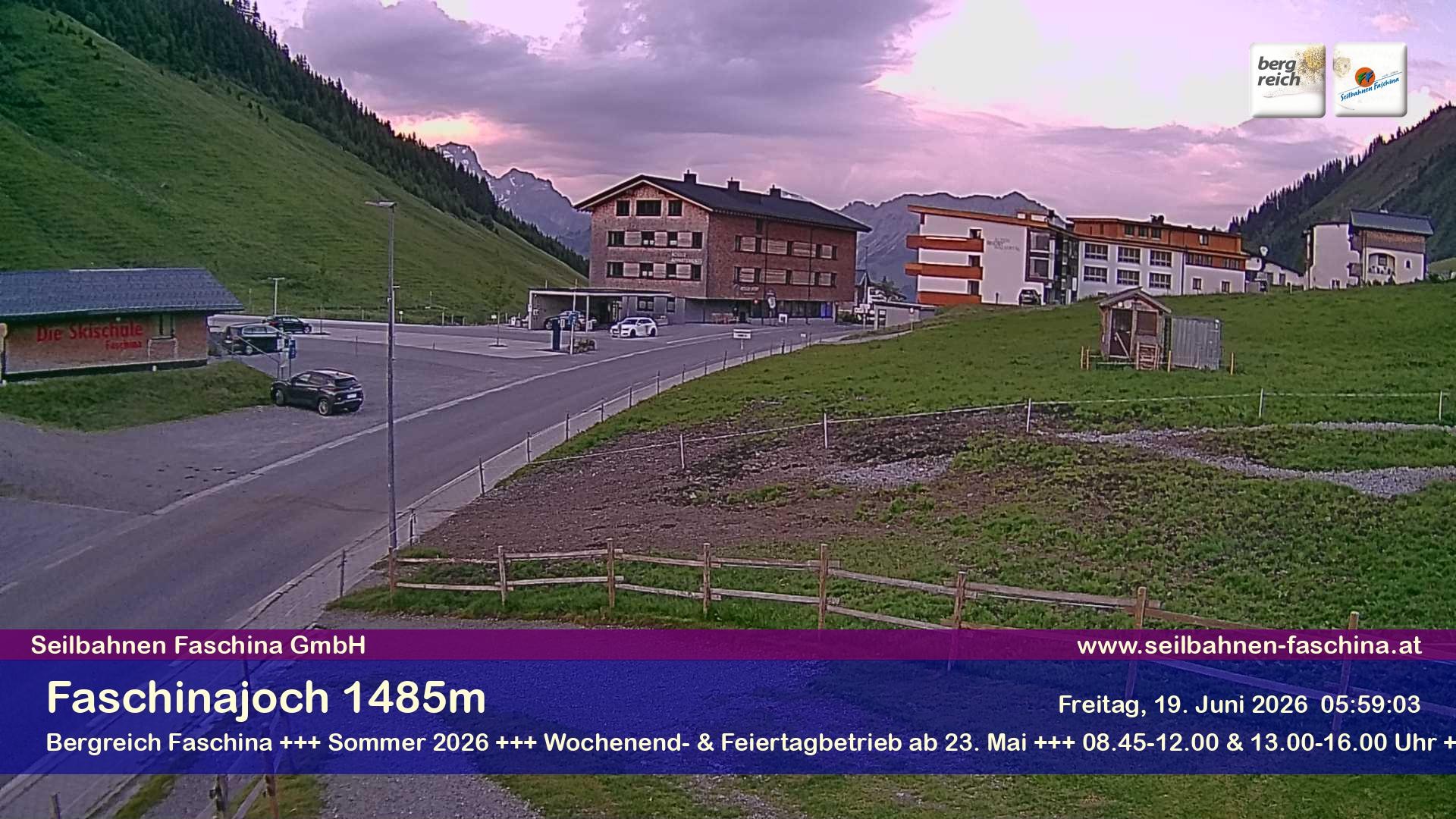 Archiv Foto Webcam Faschinapass, Stafelalpbahn
