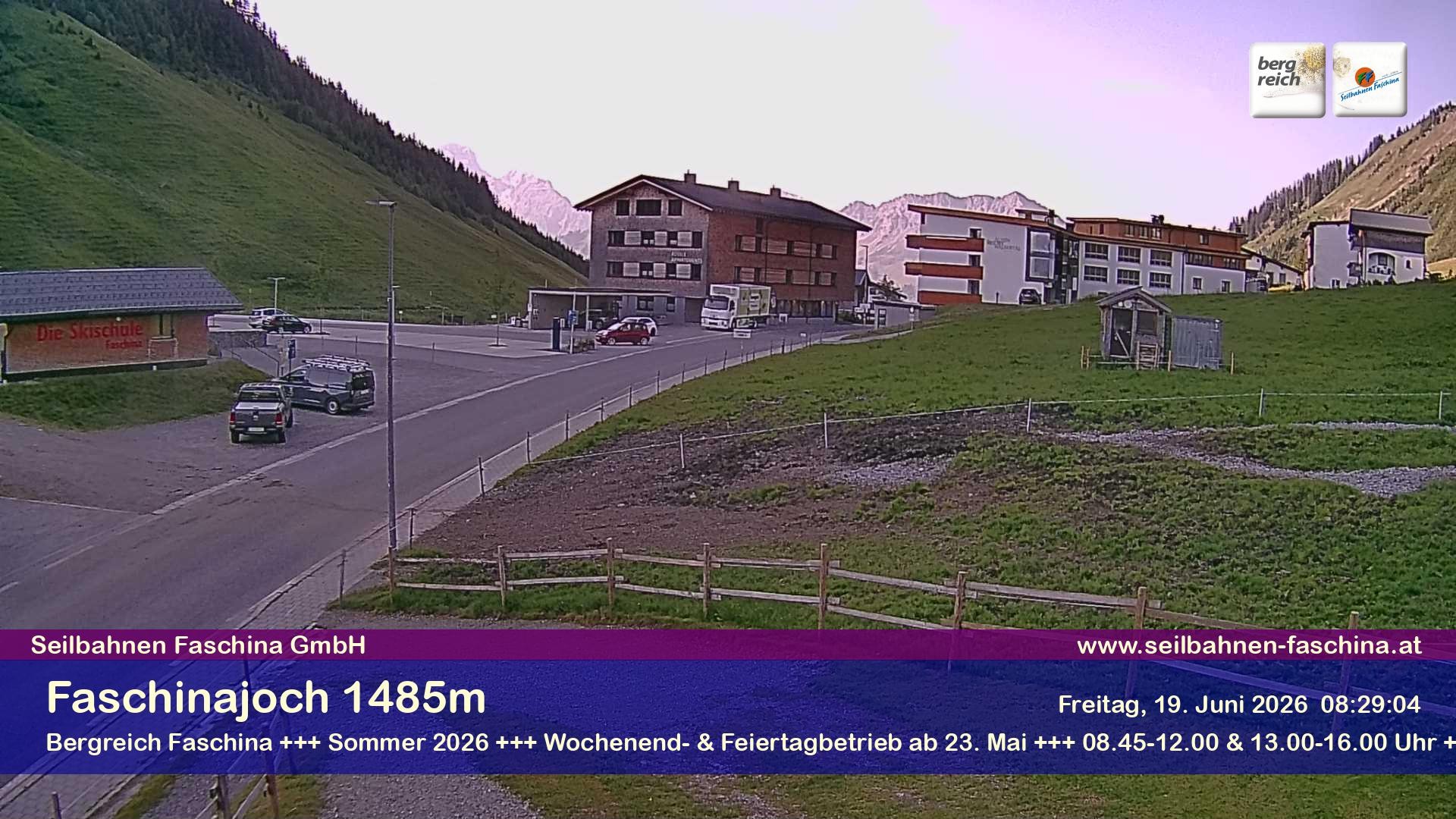 Archiv Foto Webcam Faschinapass, Stafelalpbahn
