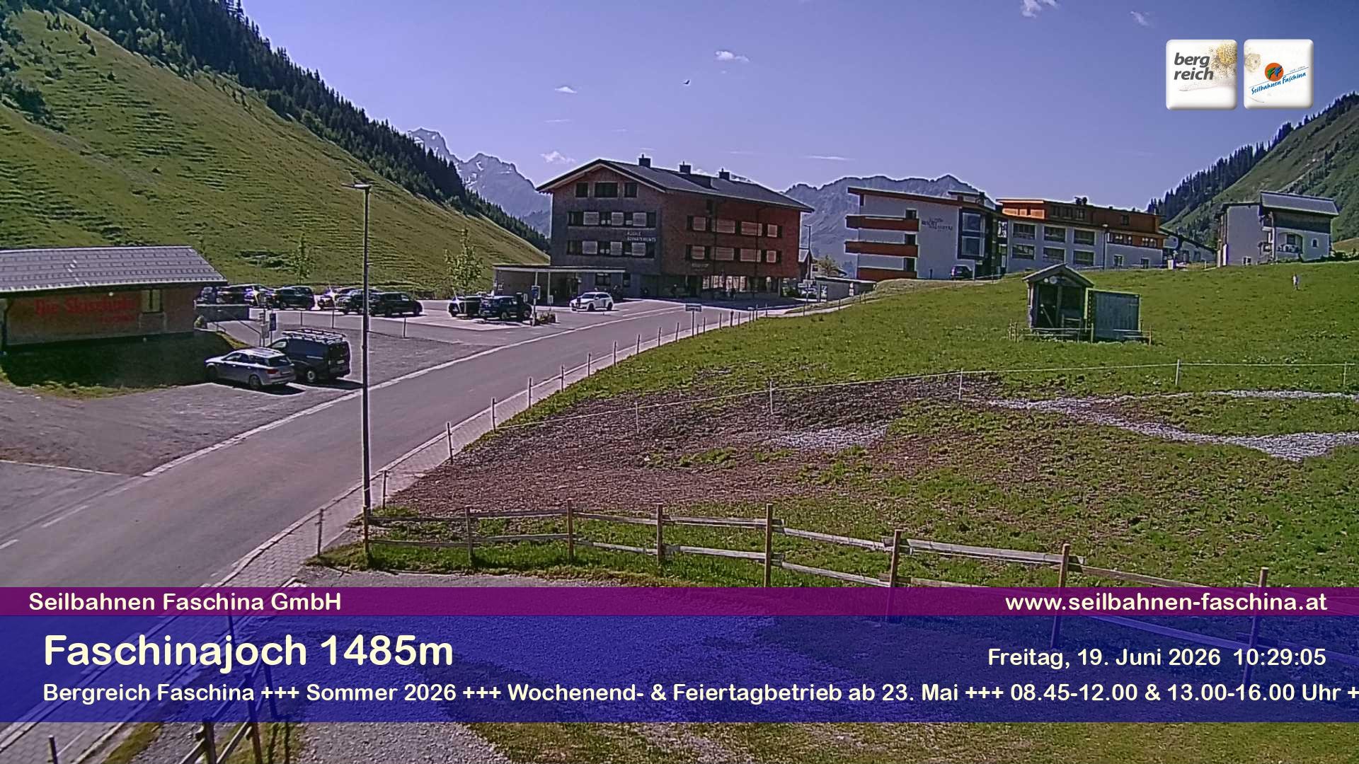 Archiv Foto Webcam Faschinapass, Stafelalpbahn