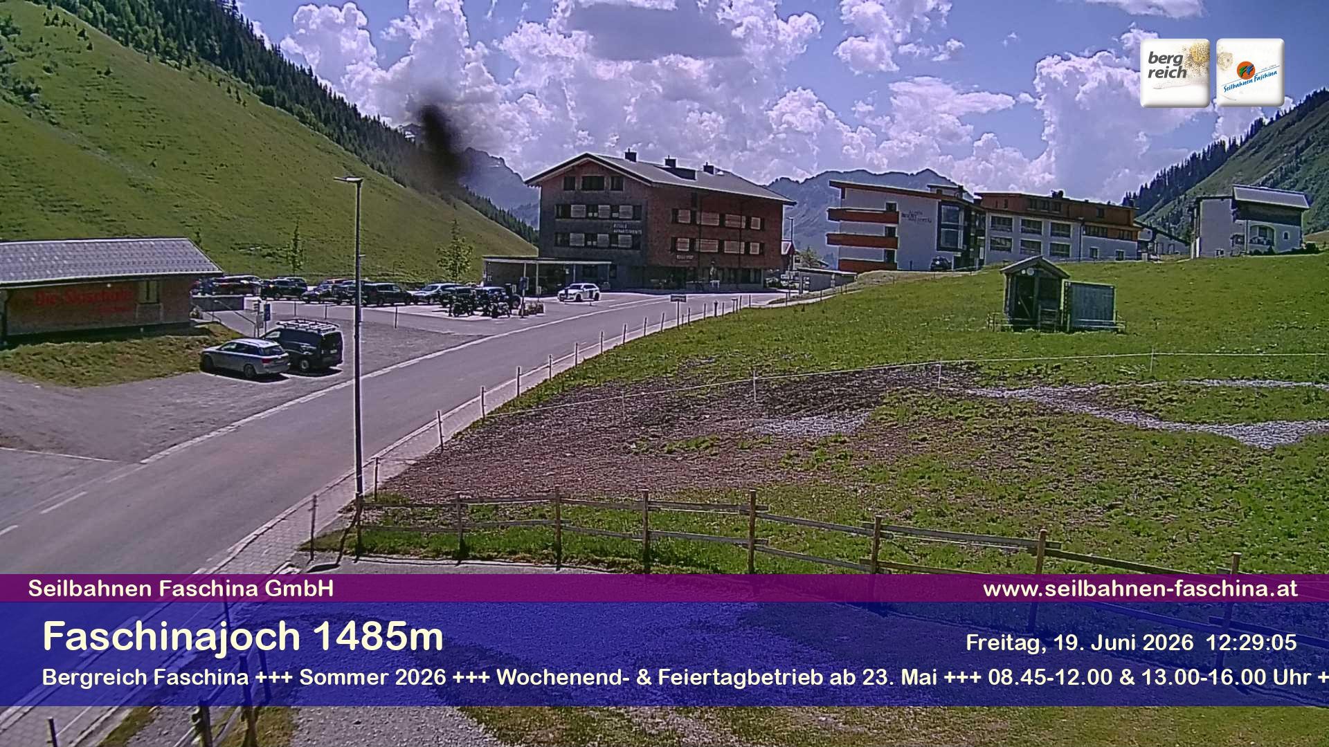 Archiv Foto Webcam Faschinapass, Stafelalpbahn