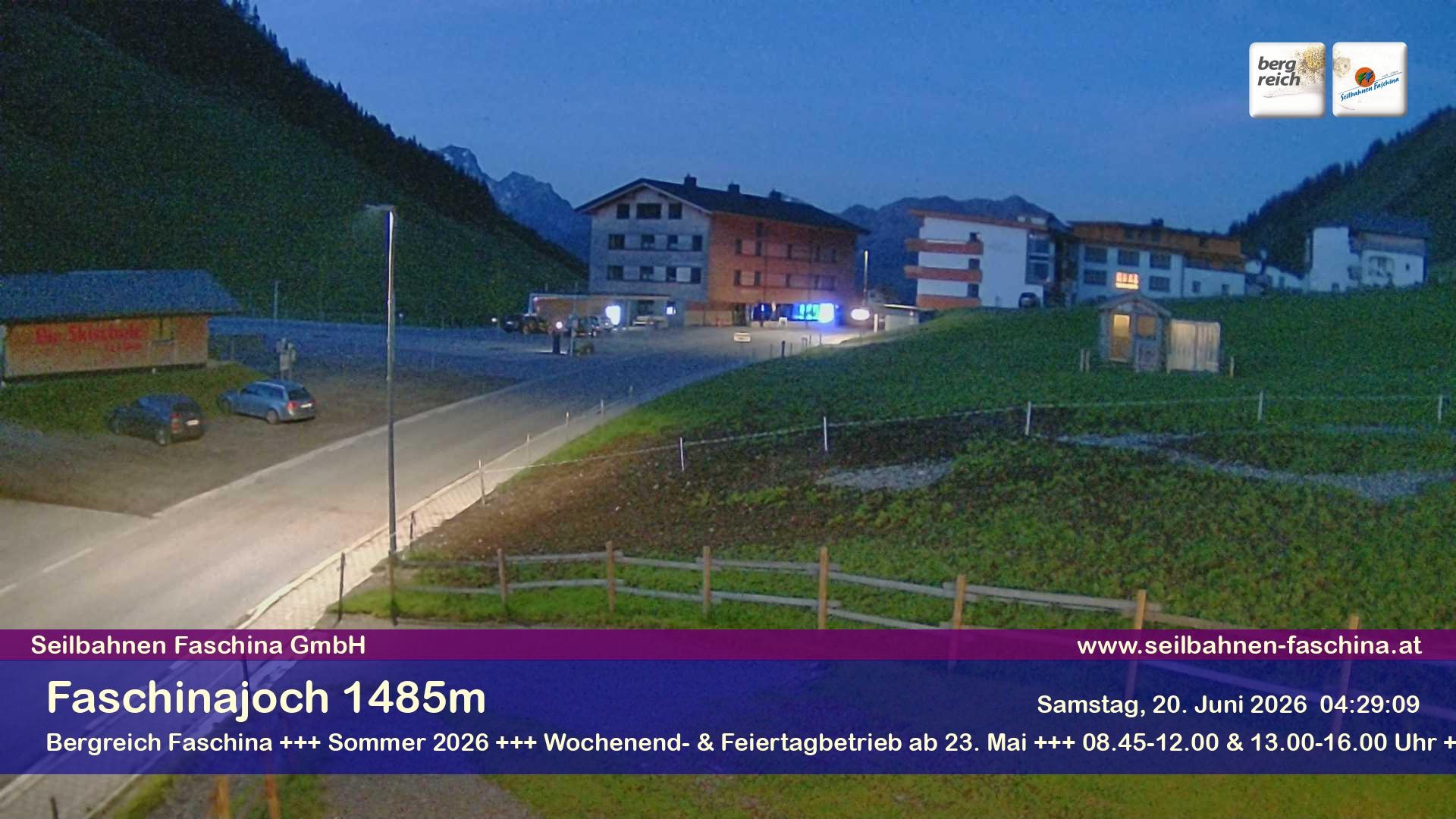 Archiv Foto Webcam Faschinapass, Stafelalpbahn