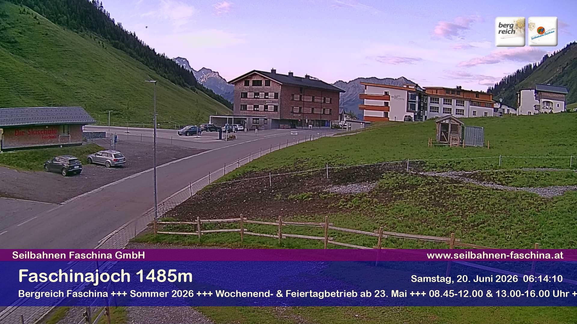 Archiv Foto Webcam Faschinapass, Stafelalpbahn