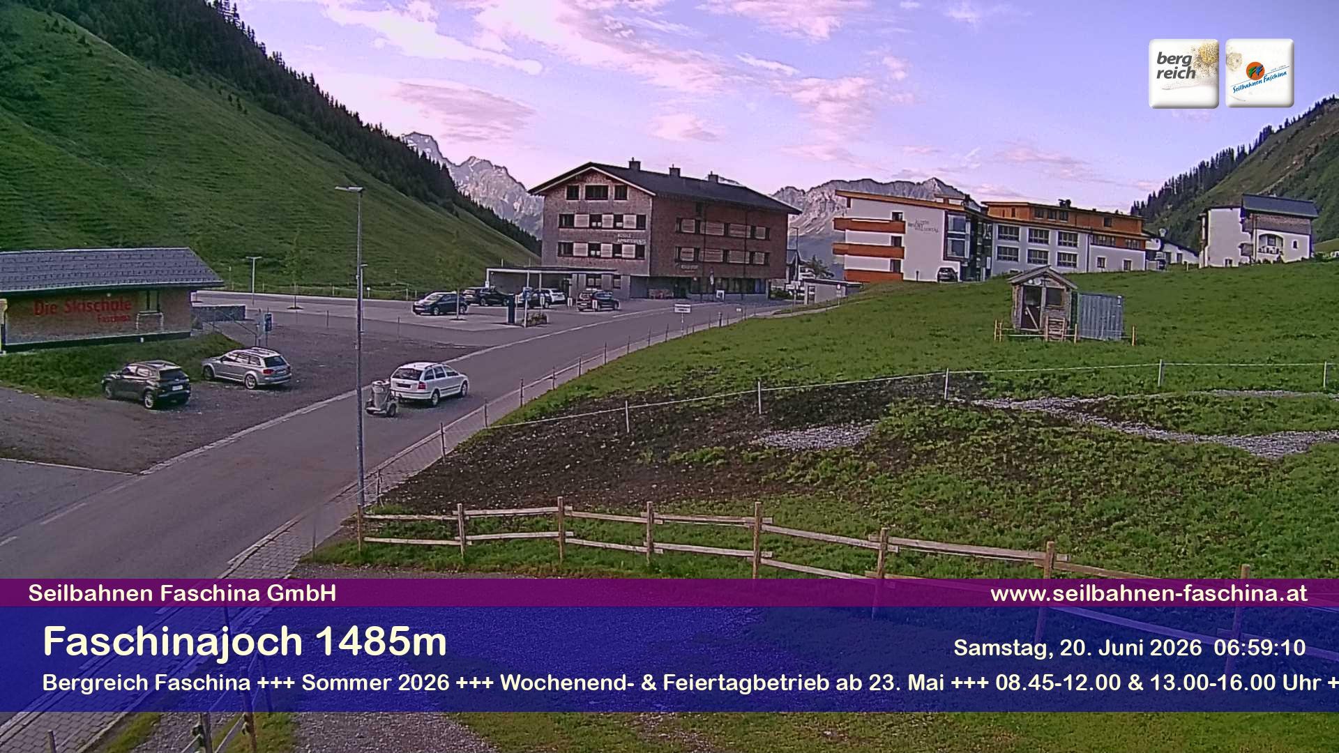 Archiv Foto Webcam Faschinapass, Stafelalpbahn