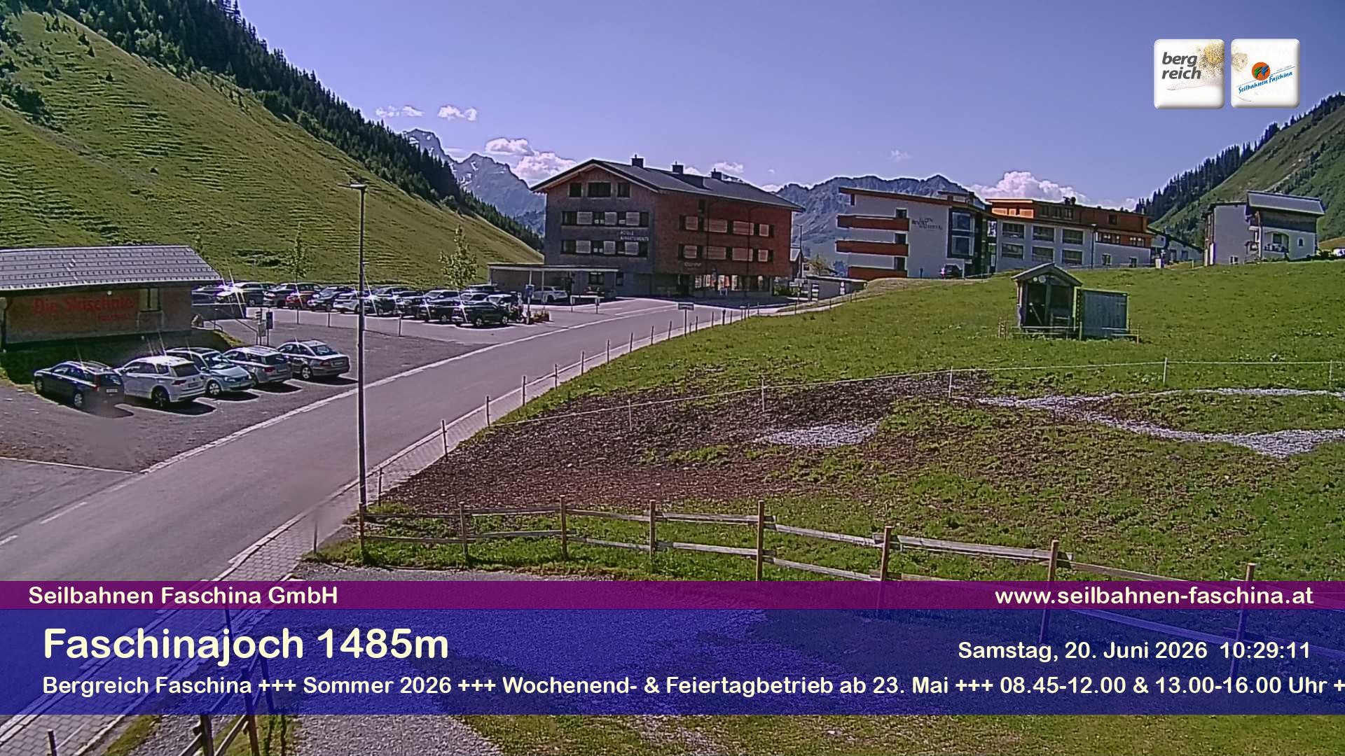 Archiv Foto Webcam Faschinapass, Stafelalpbahn