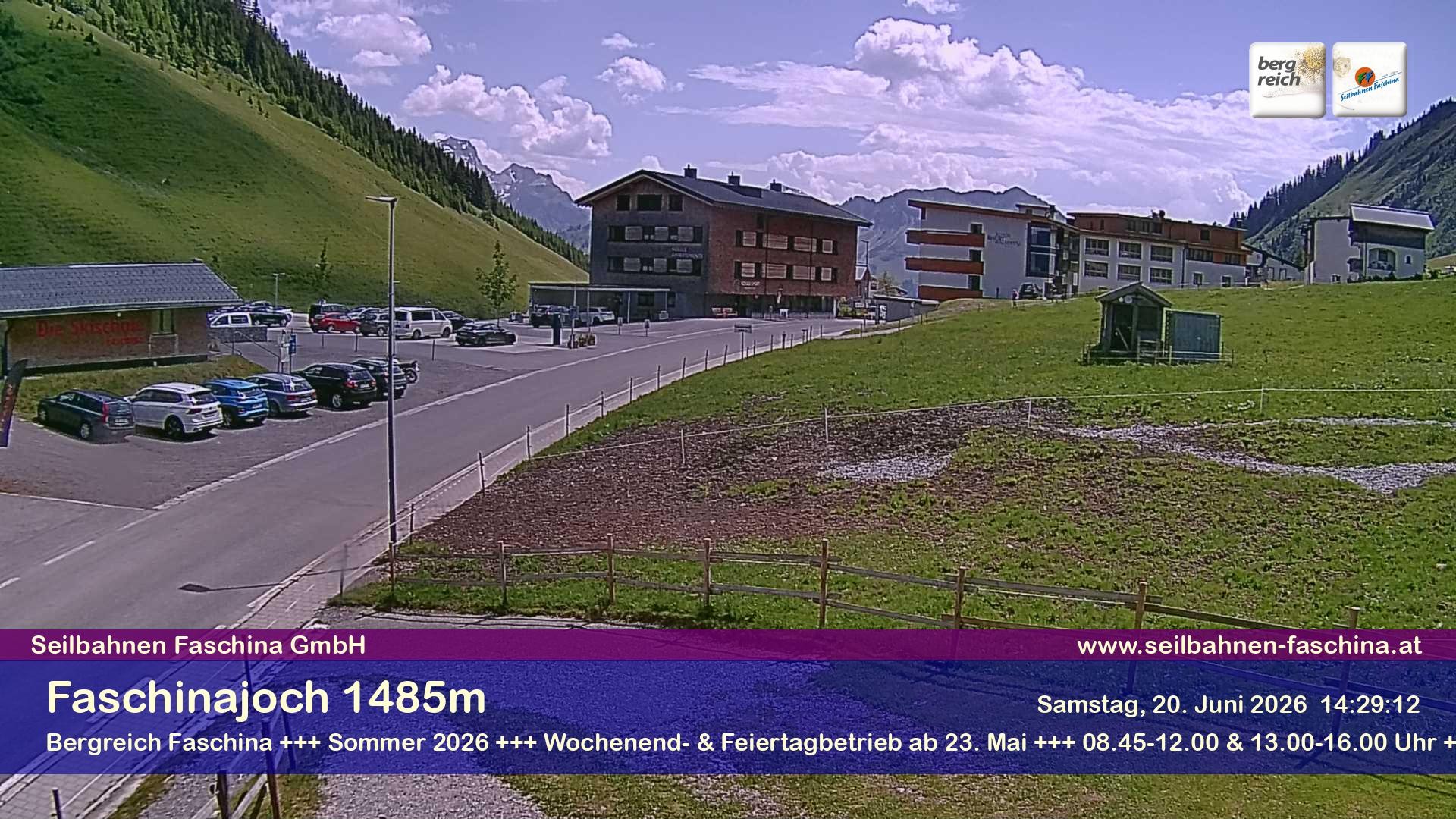 Archiv Foto Webcam Faschinapass, Stafelalpbahn