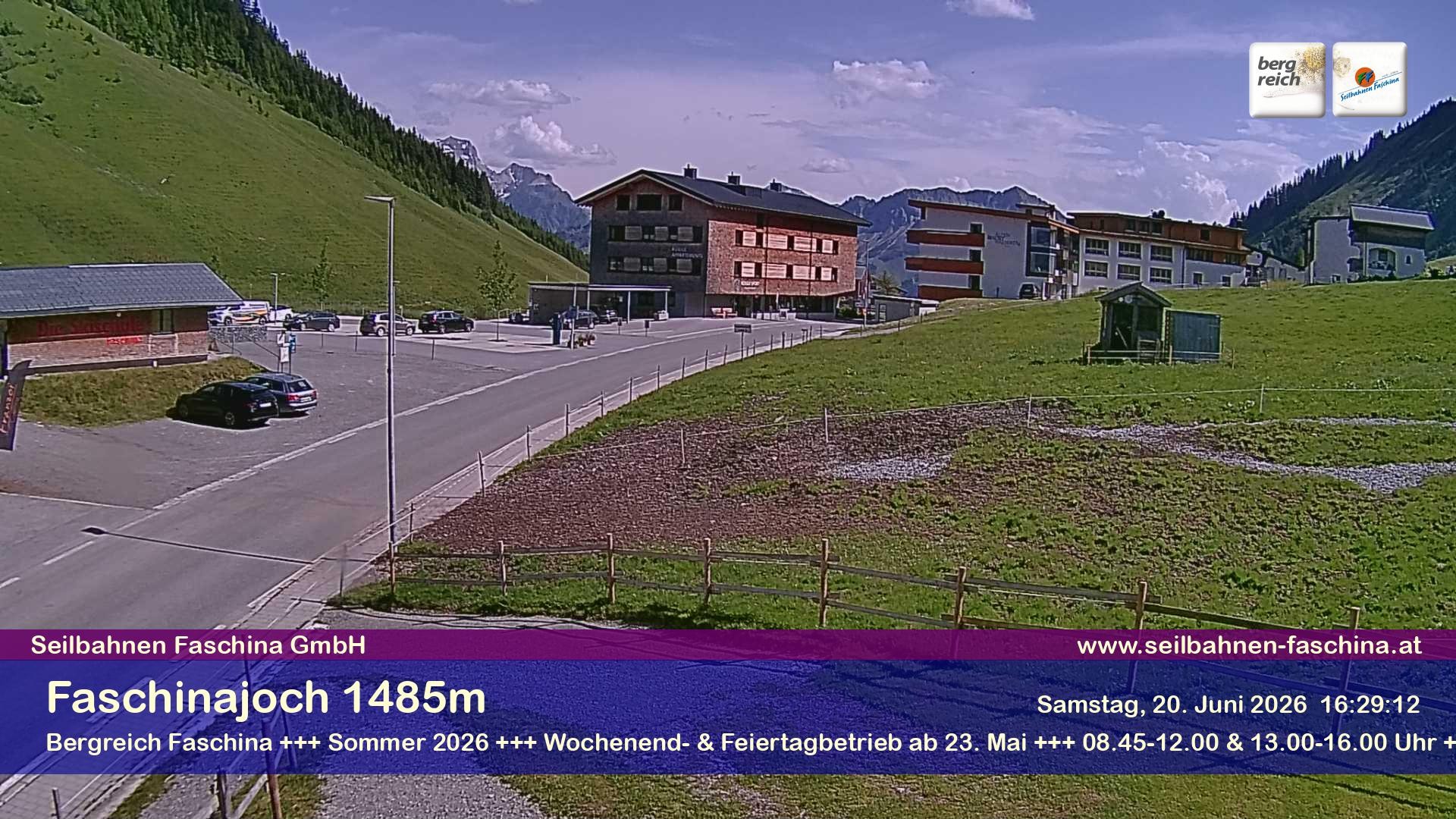 Archiv Foto Webcam Faschinapass, Stafelalpbahn