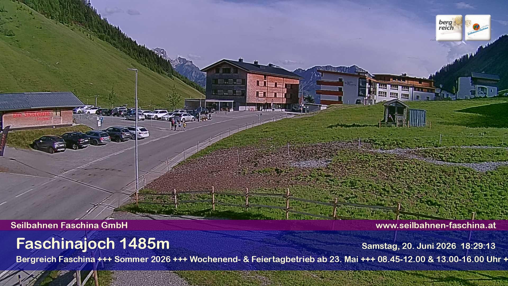 Archiv Foto Webcam Faschinapass, Stafelalpbahn