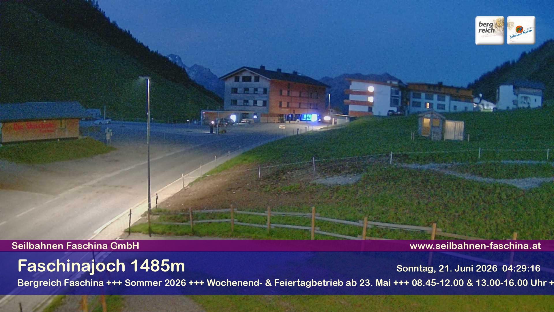 Archiv Foto Webcam Faschinapass, Stafelalpbahn