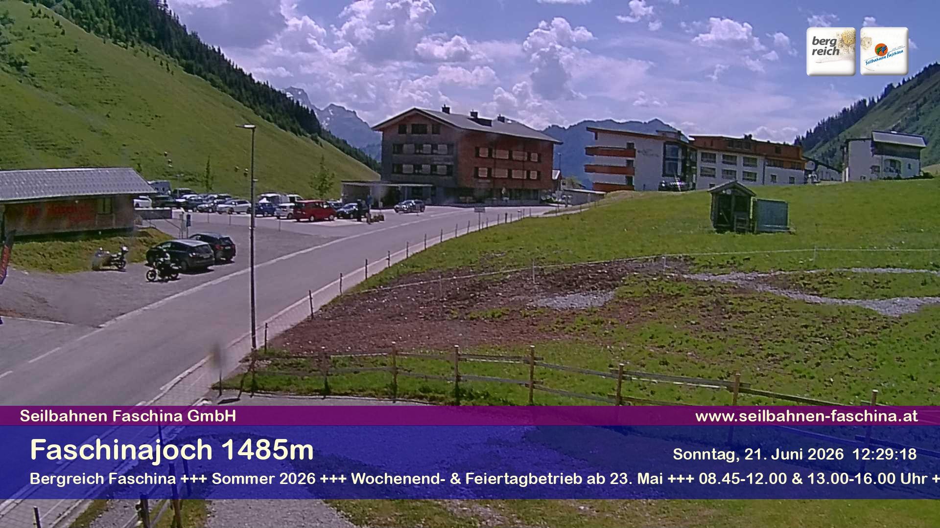 Archiv Foto Webcam Faschinapass, Stafelalpbahn