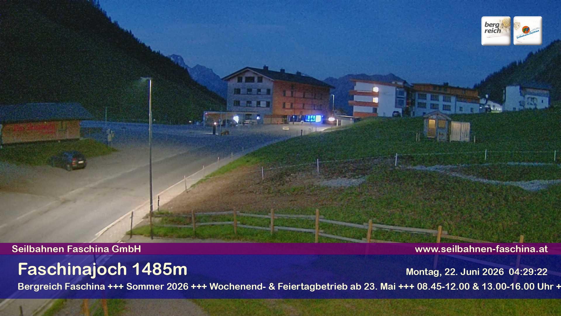 Archiv Foto Webcam Faschinapass, Stafelalpbahn