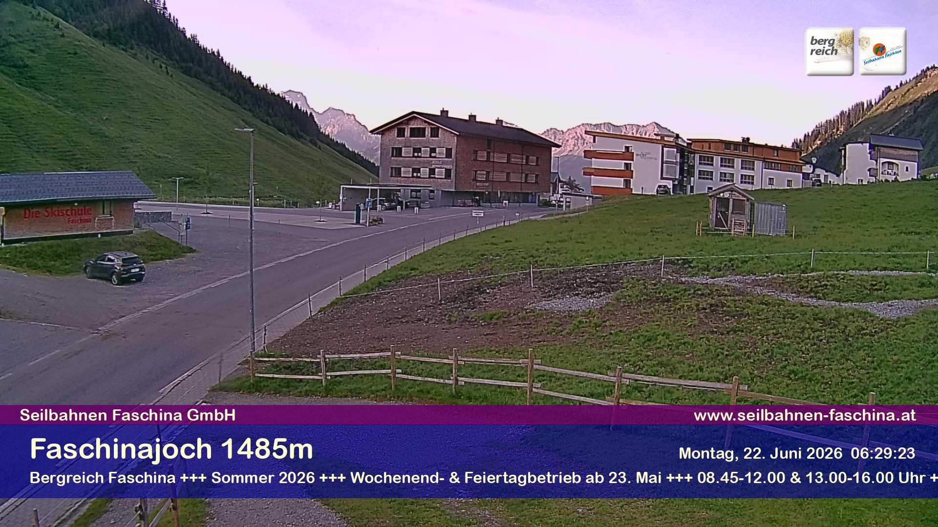 Archiv Foto Webcam Faschinapass, Stafelalpbahn