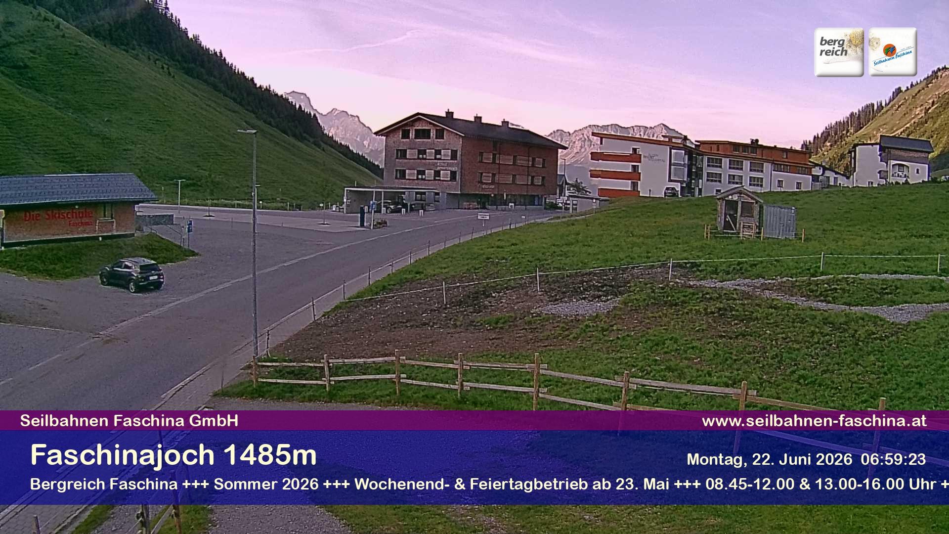 Archiv Foto Webcam Faschinapass, Stafelalpbahn