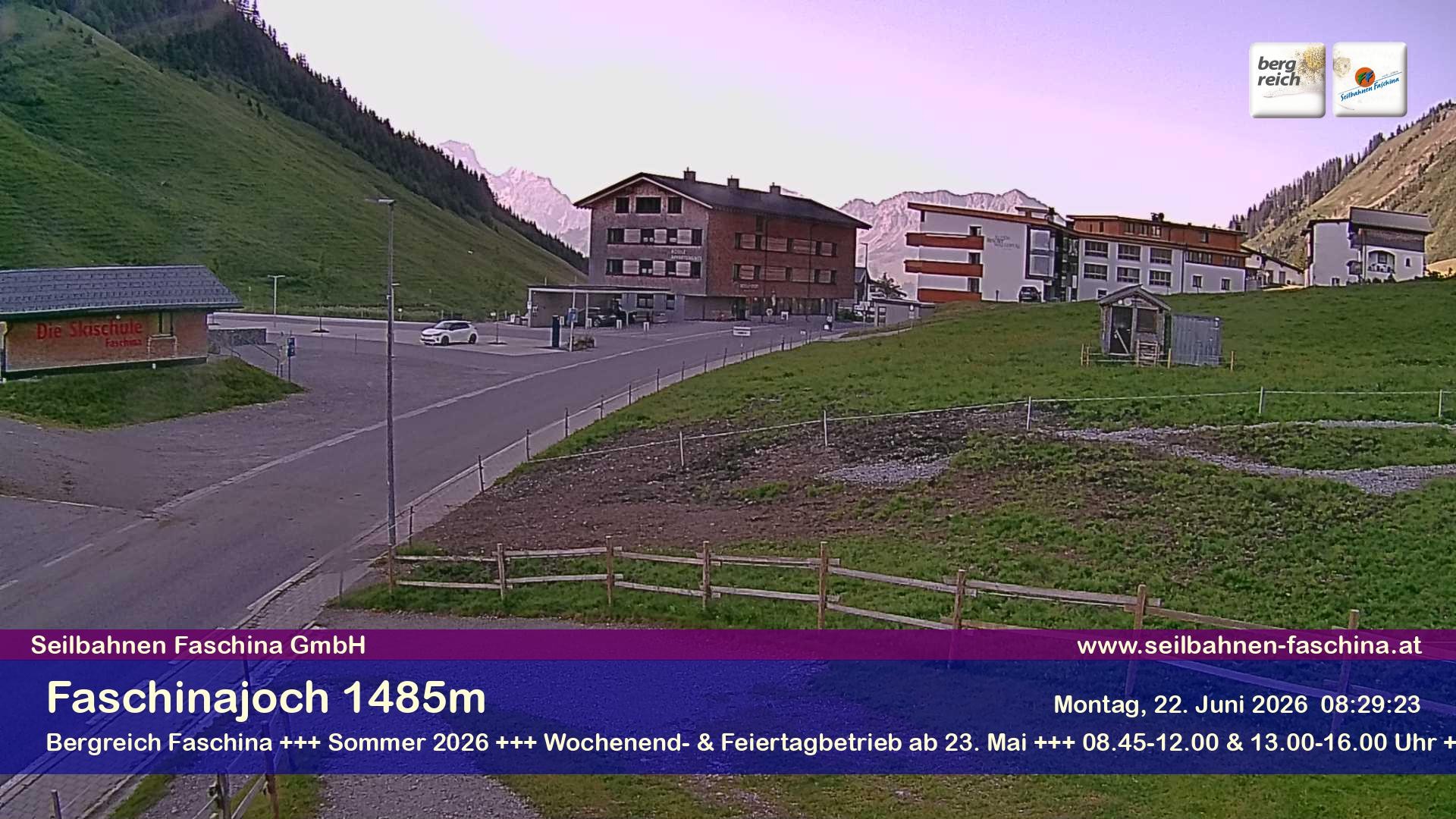 Archiv Foto Webcam Faschinapass, Stafelalpbahn