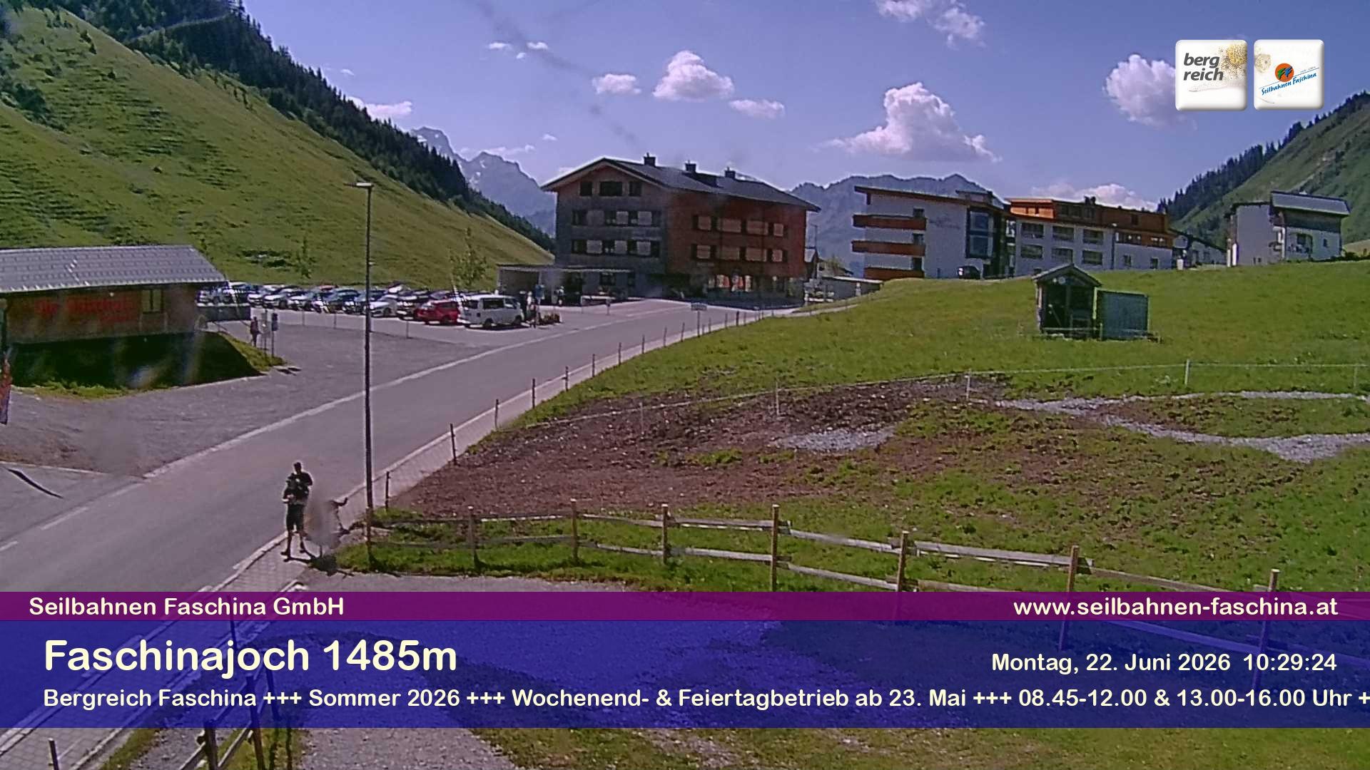 Archiv Foto Webcam Faschinapass, Stafelalpbahn