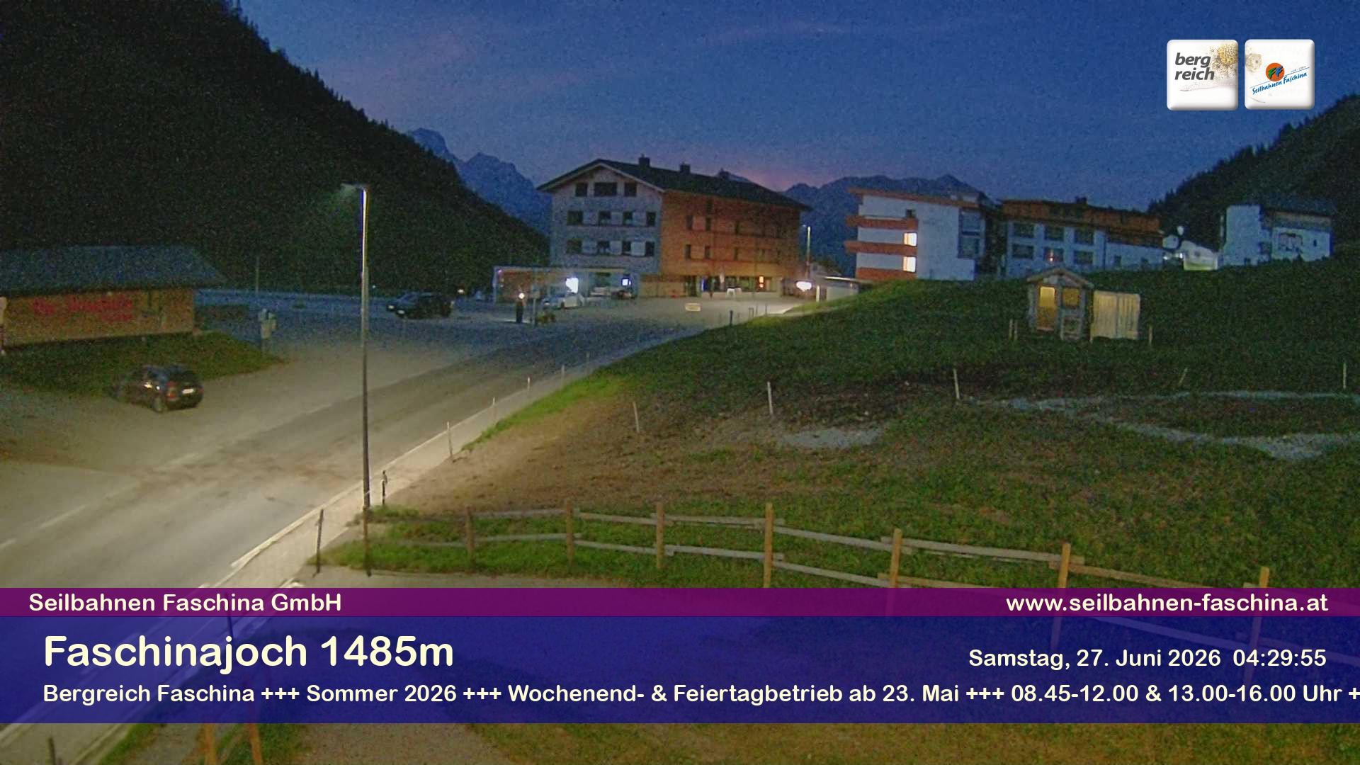 Archiv Foto Webcam Faschinapass, Stafelalpbahn