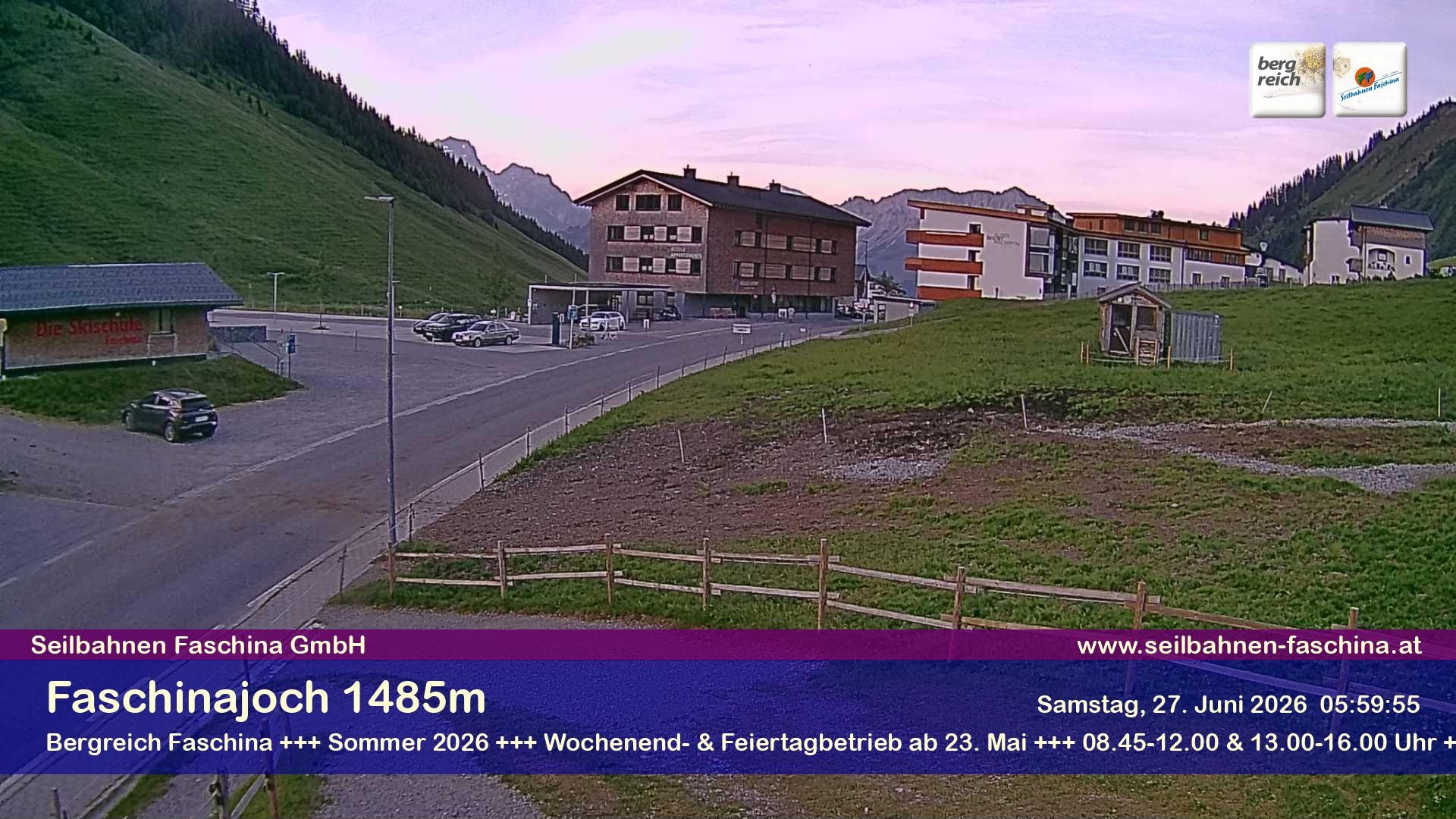 Archiv Foto Webcam Faschinapass, Stafelalpbahn