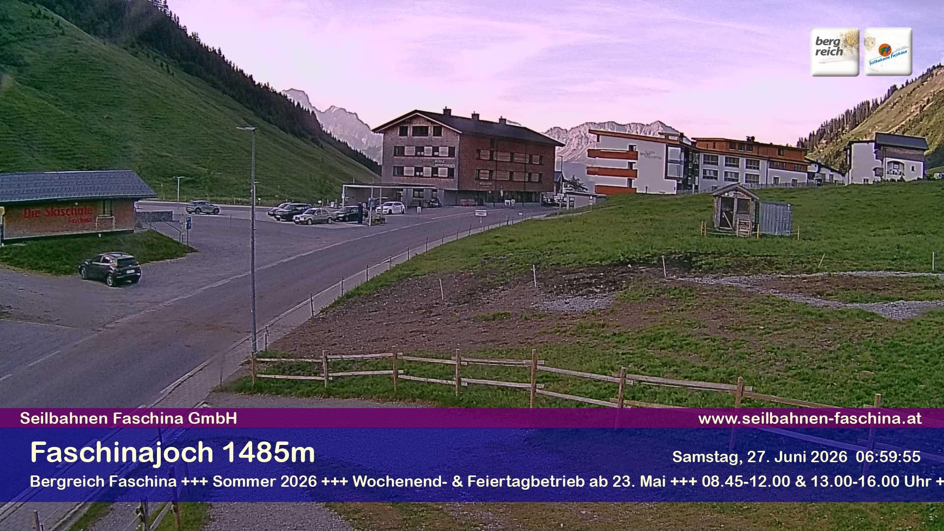 Archiv Foto Webcam Faschinapass, Stafelalpbahn