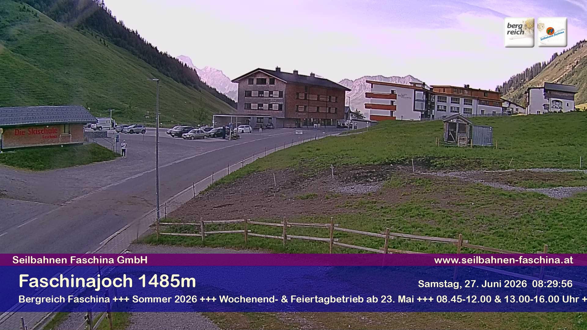 Archiv Foto Webcam Faschinapass, Stafelalpbahn