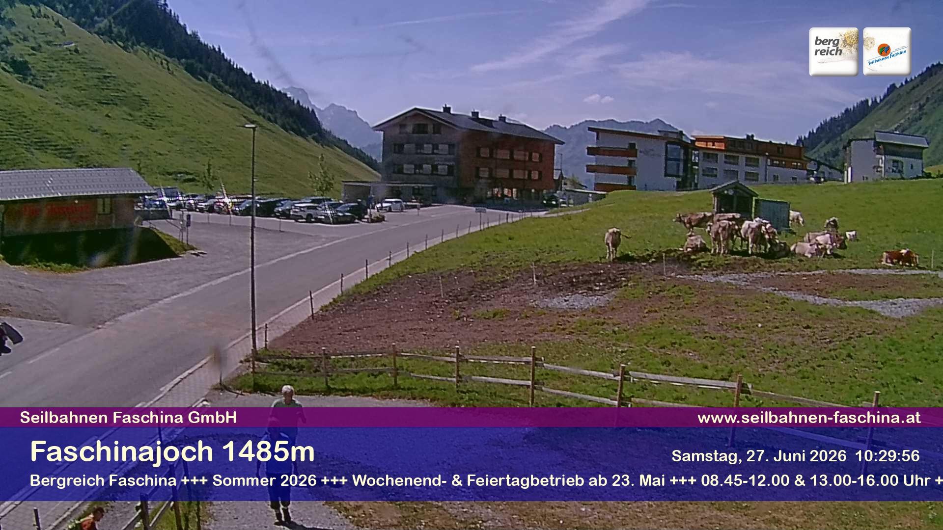 Archiv Foto Webcam Faschinapass, Stafelalpbahn