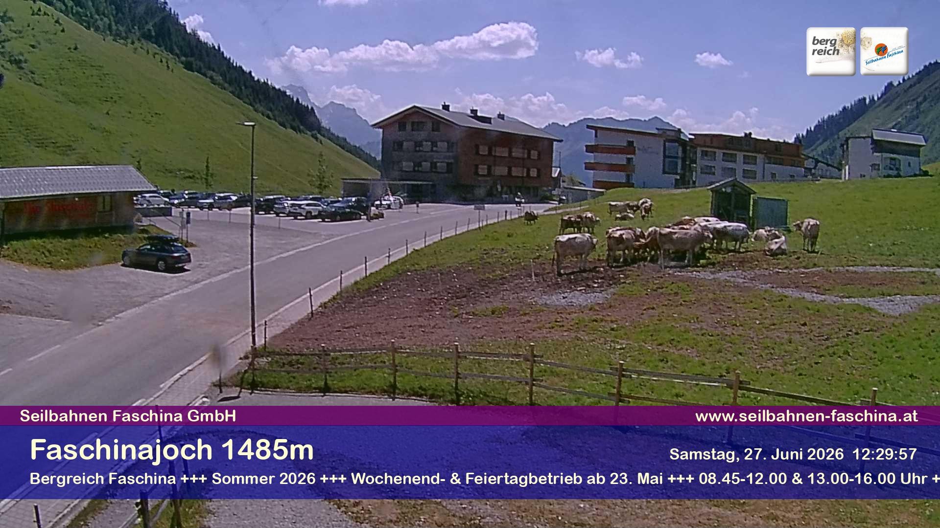 Archiv Foto Webcam Faschinapass, Stafelalpbahn