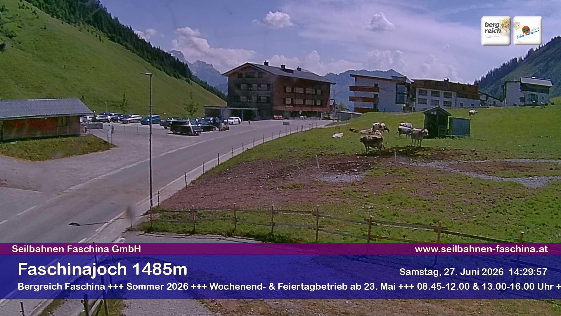 Archiv Foto Webcam Faschinapass, Stafelalpbahn