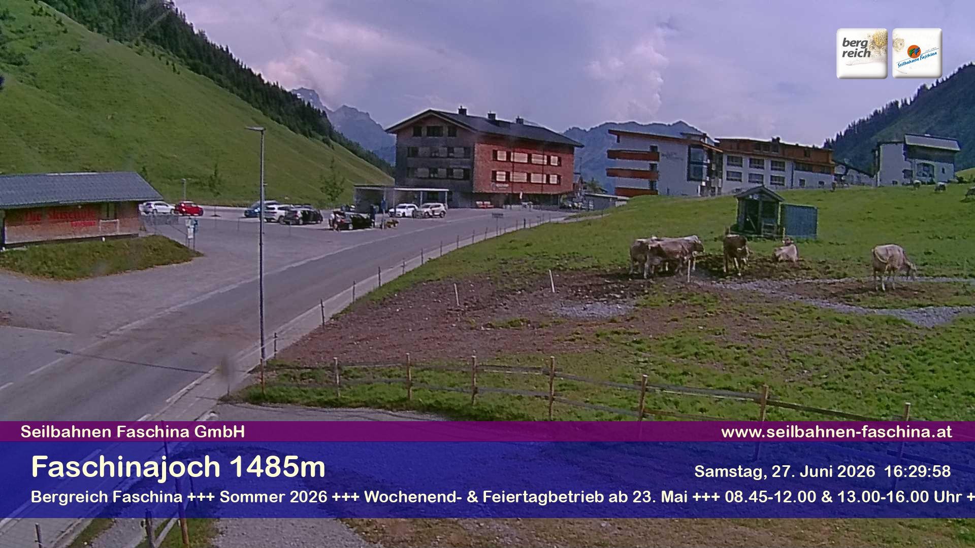 Archiv Foto Webcam Faschinapass, Stafelalpbahn