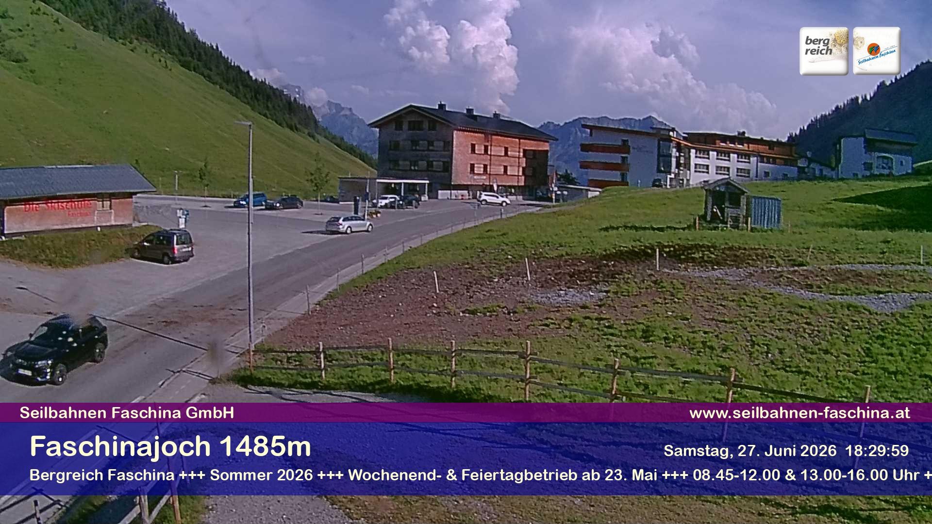 Archiv Foto Webcam Faschinapass, Stafelalpbahn