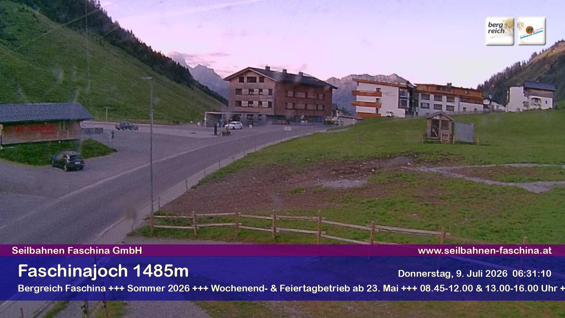 Archiv Foto Webcam Faschinapass, Stafelalpbahn