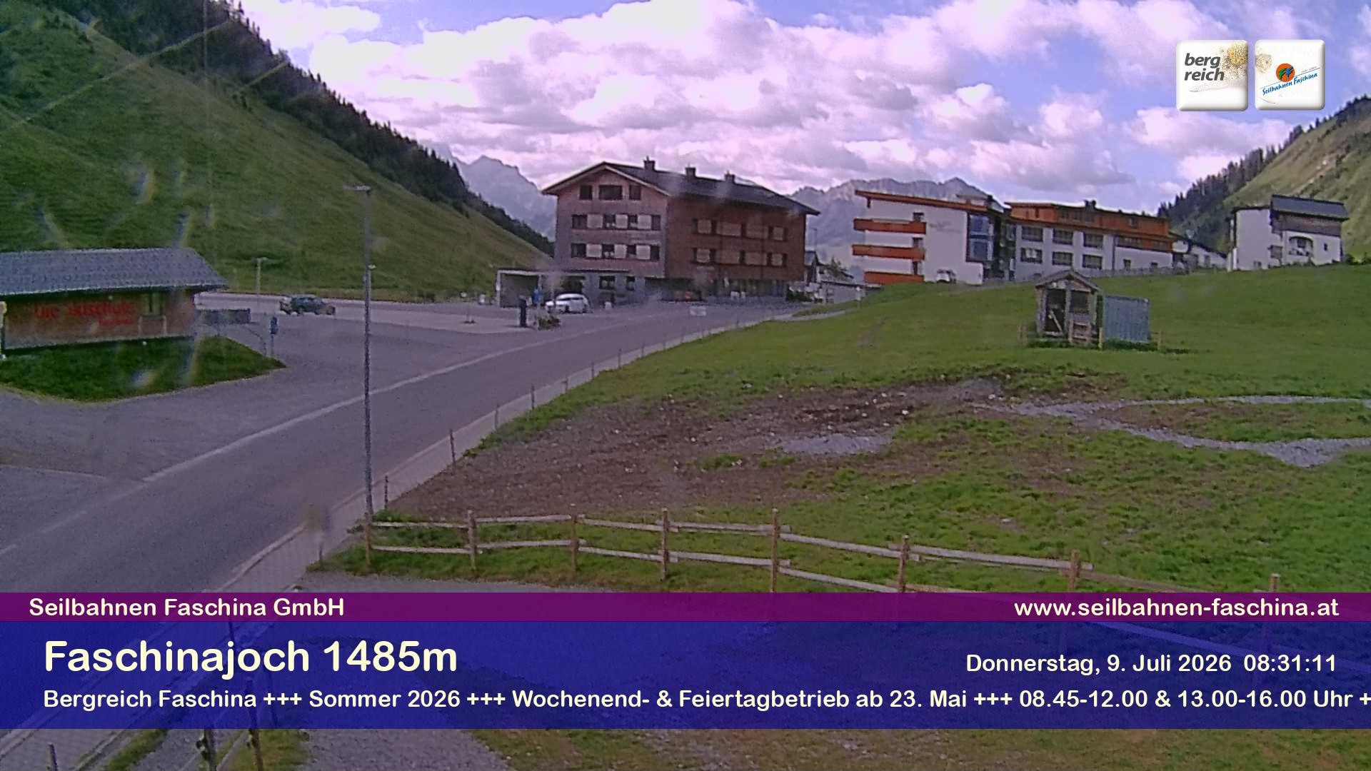 Archiv Foto Webcam Faschinapass, Stafelalpbahn