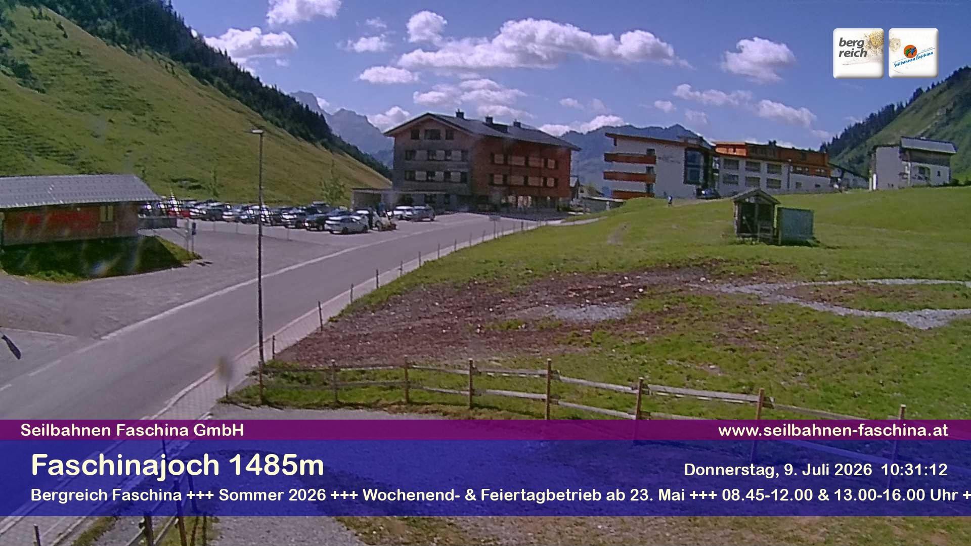Archiv Foto Webcam Faschinapass, Stafelalpbahn