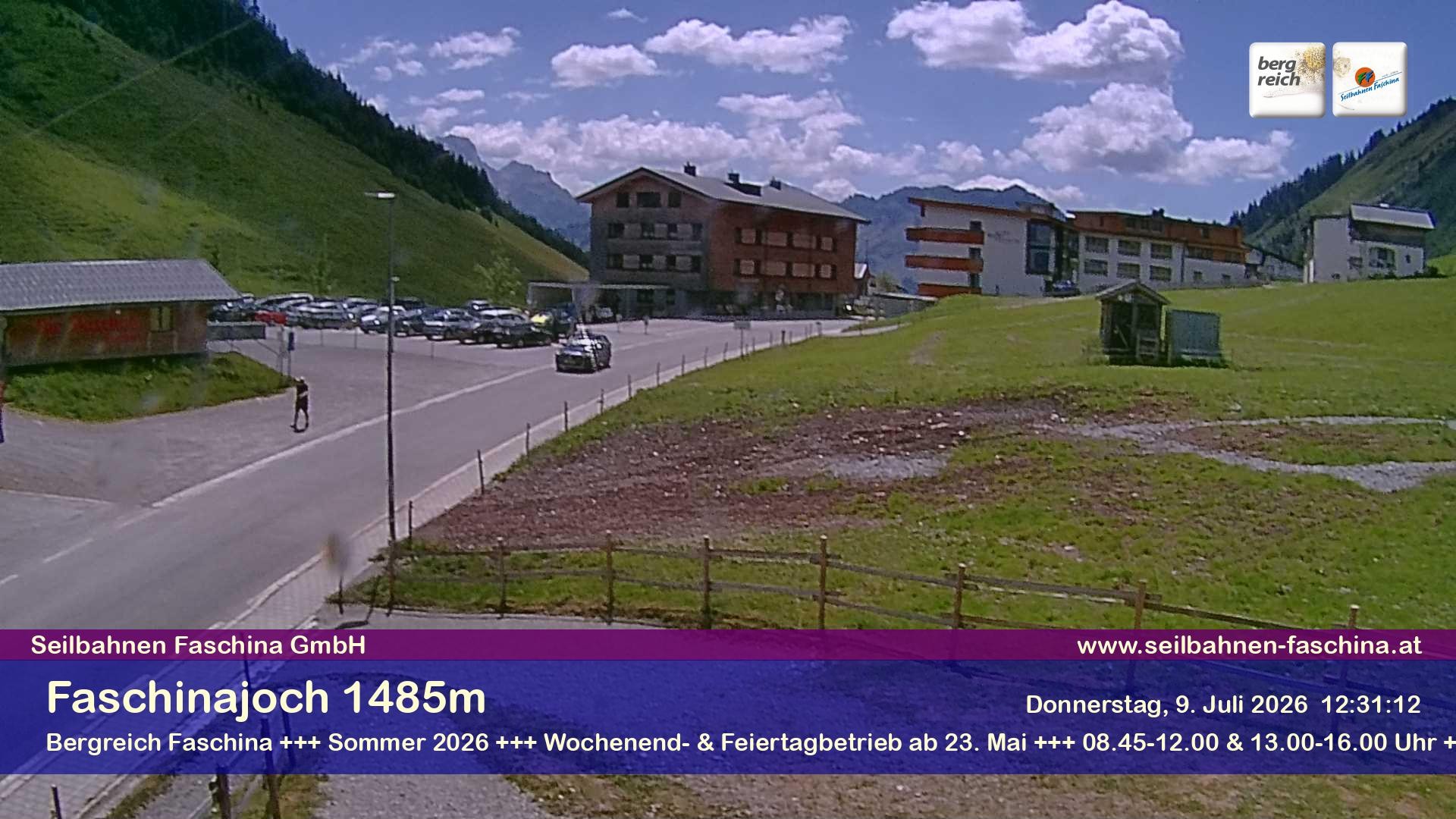 Archiv Foto Webcam Faschinapass, Stafelalpbahn