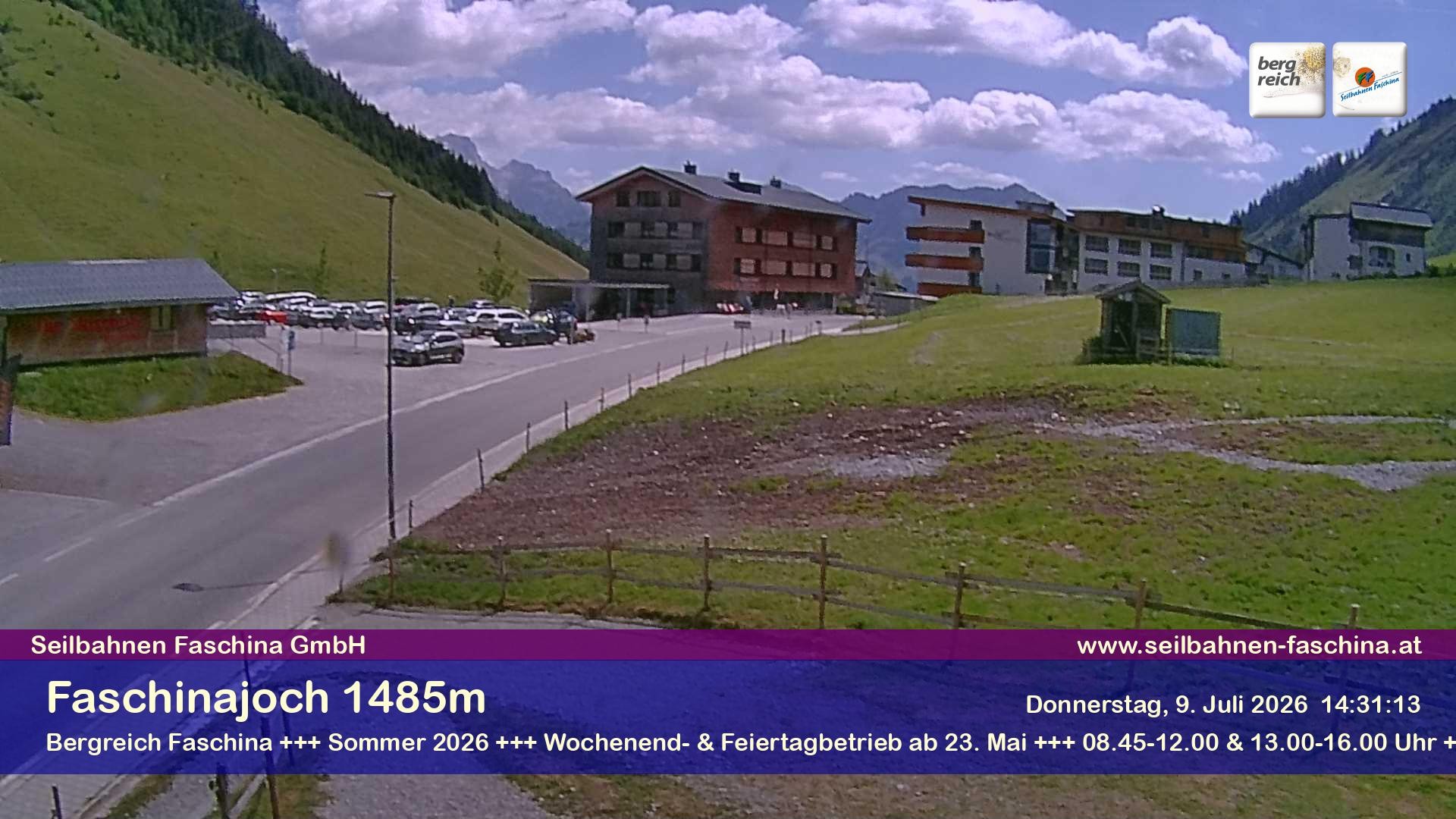 Archiv Foto Webcam Faschinapass, Stafelalpbahn