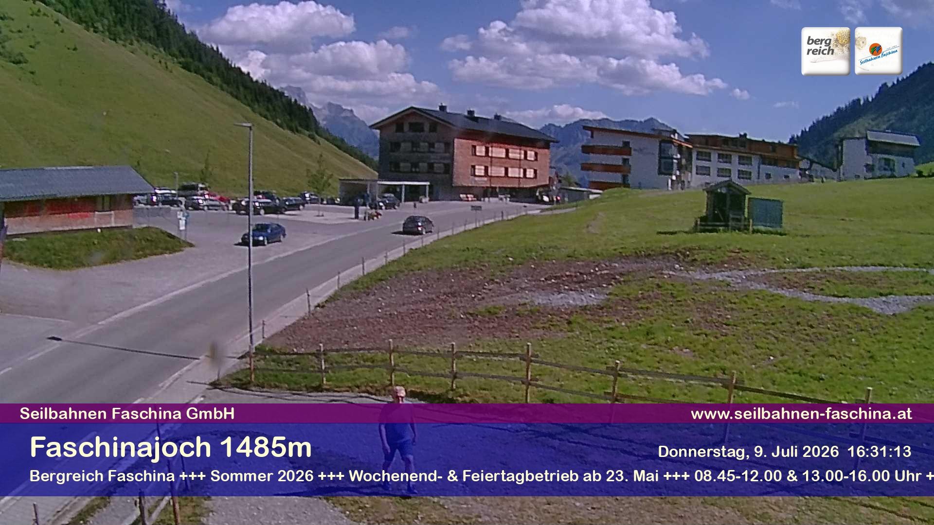 Archiv Foto Webcam Faschinapass, Stafelalpbahn