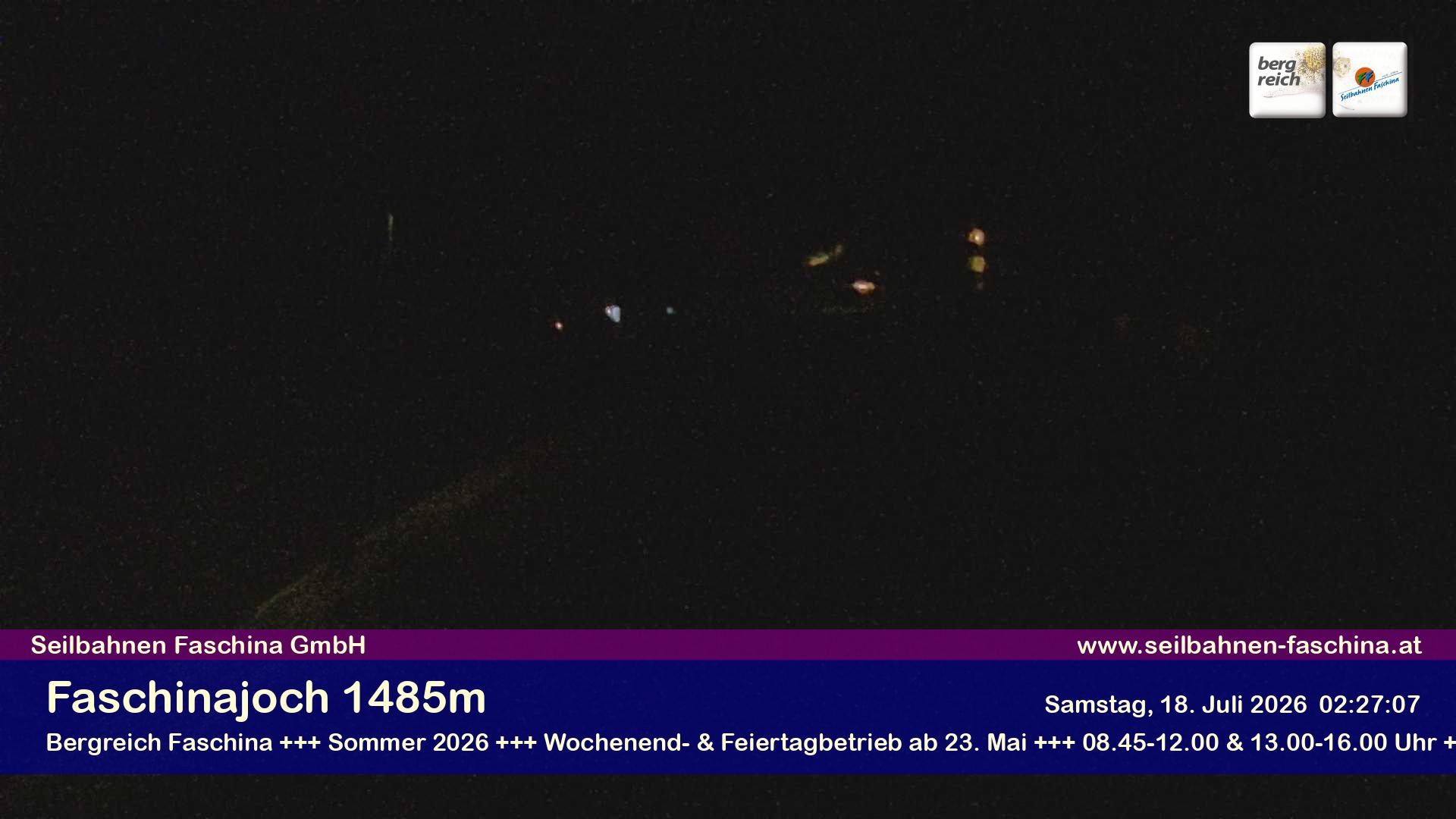 Archiv Foto Webcam Faschinapass, Stafelalpbahn