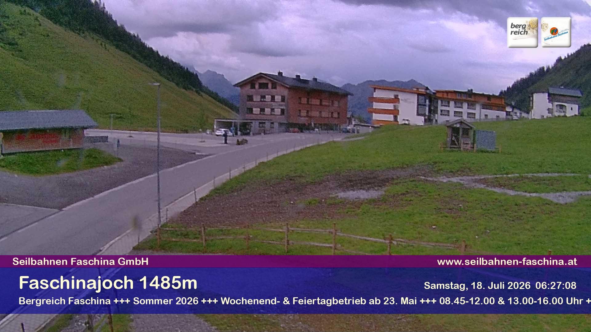 Archiv Foto Webcam Faschinapass, Stafelalpbahn