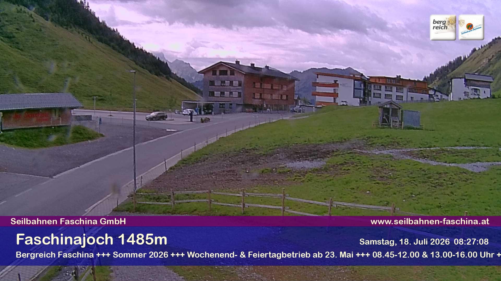 Archiv Foto Webcam Faschinapass, Stafelalpbahn