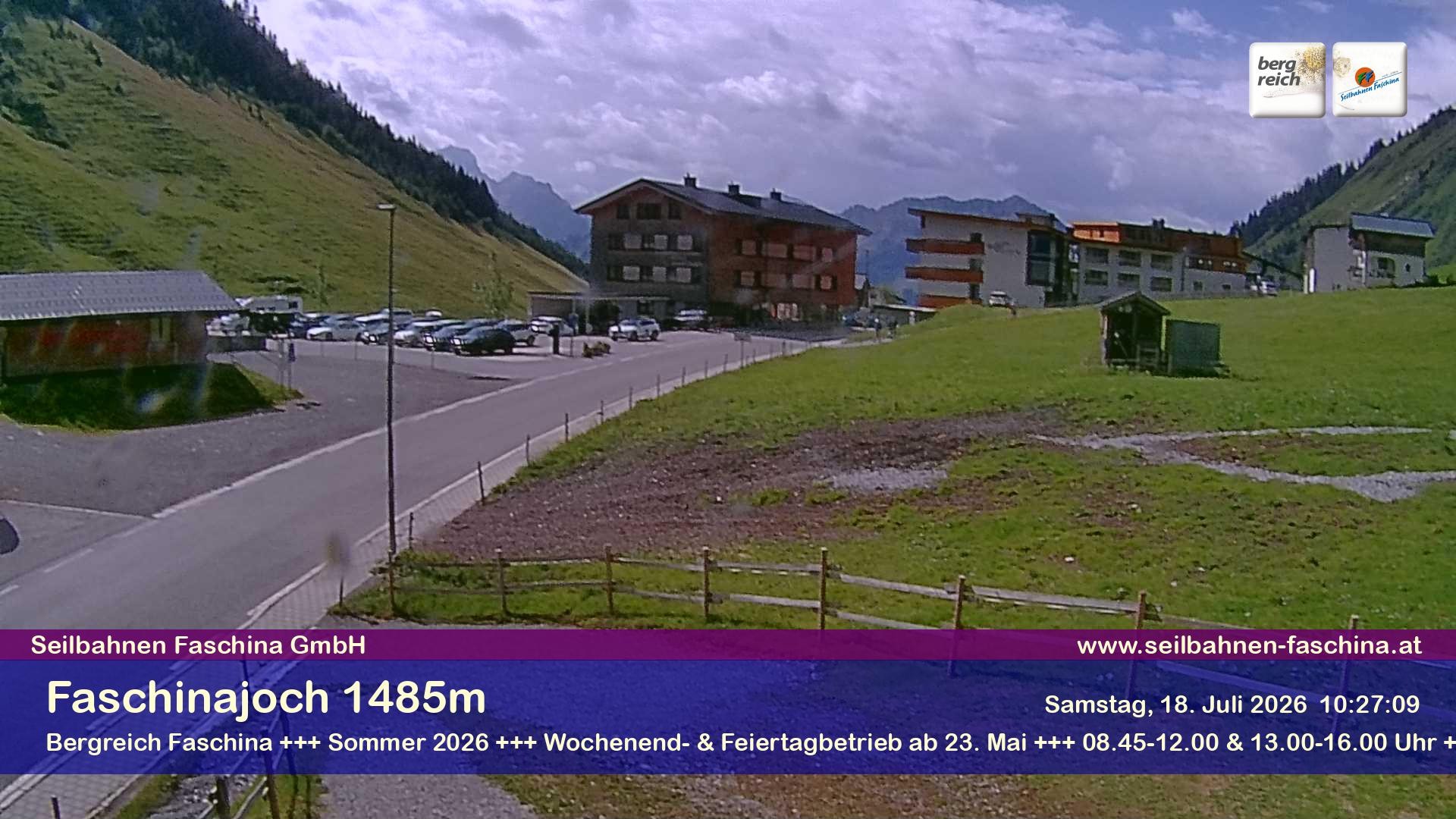 Archiv Foto Webcam Faschinapass, Stafelalpbahn