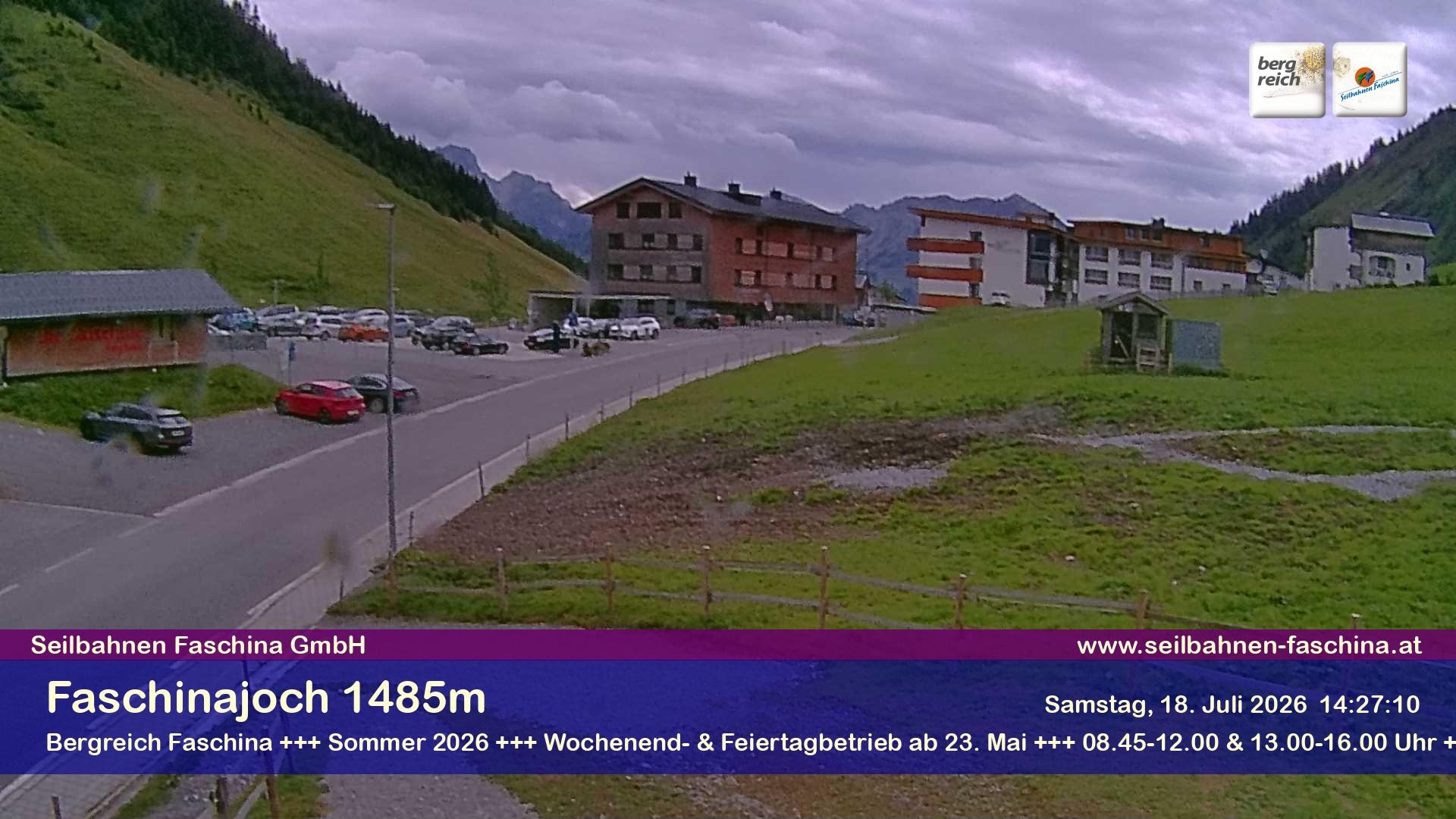 Archiv Foto Webcam Faschinapass, Stafelalpbahn