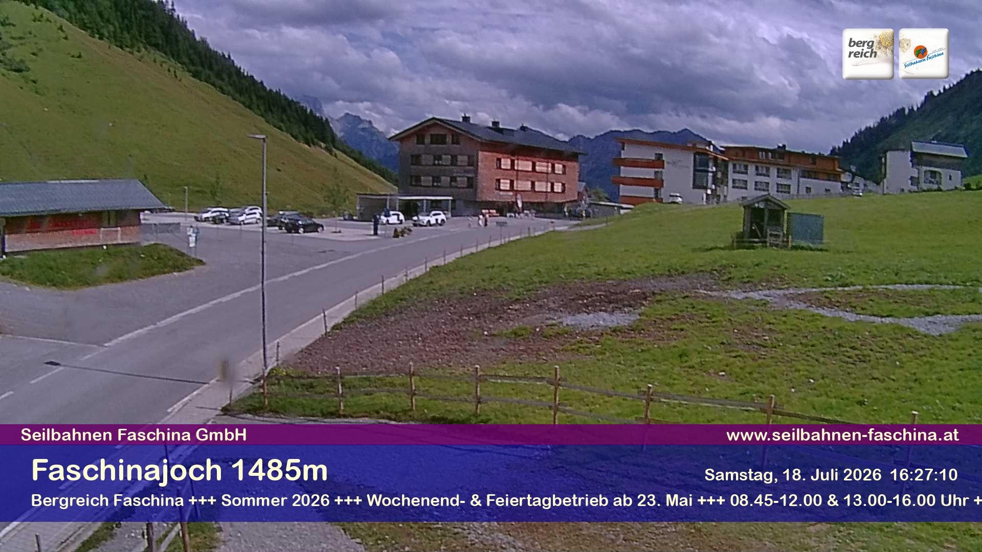Archiv Foto Webcam Faschinapass, Stafelalpbahn