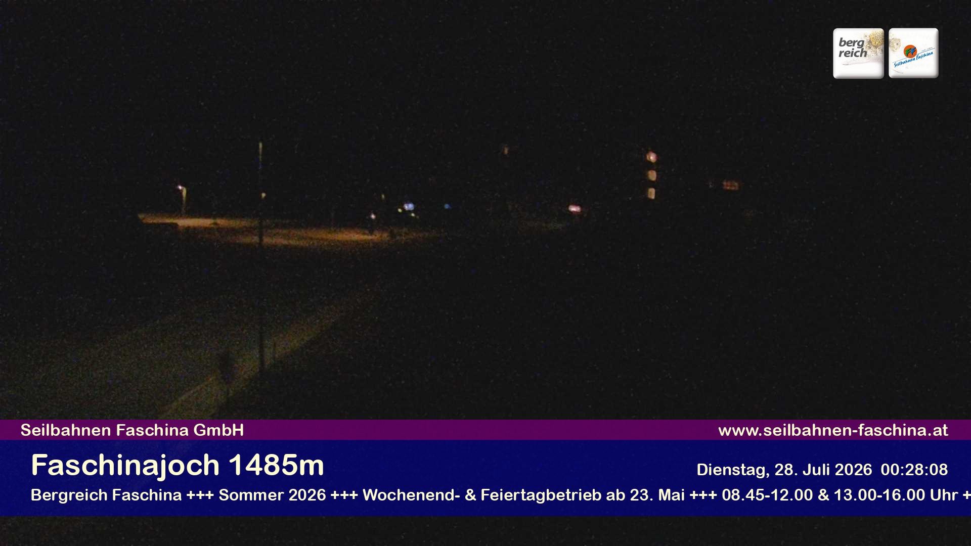 Archiv Foto Webcam Faschinapass, Stafelalpbahn