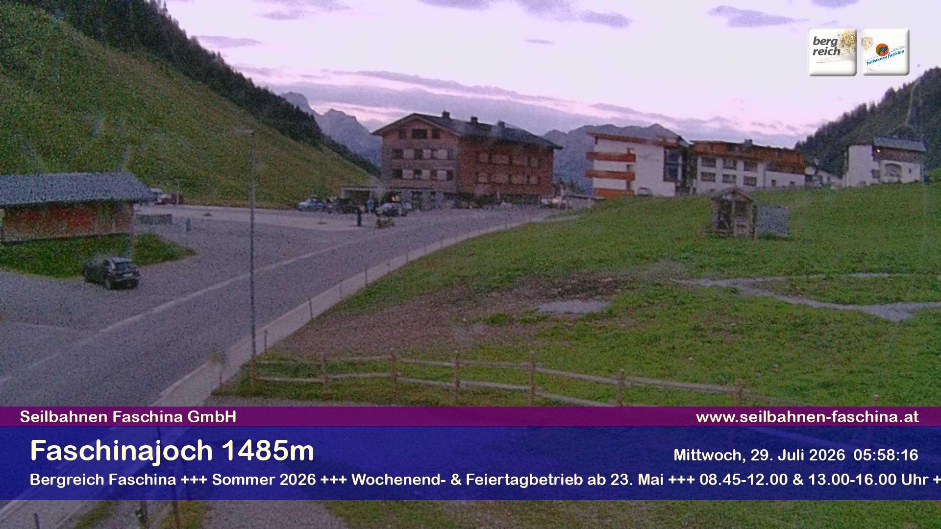 Archiv Foto Webcam Faschinapass, Stafelalpbahn