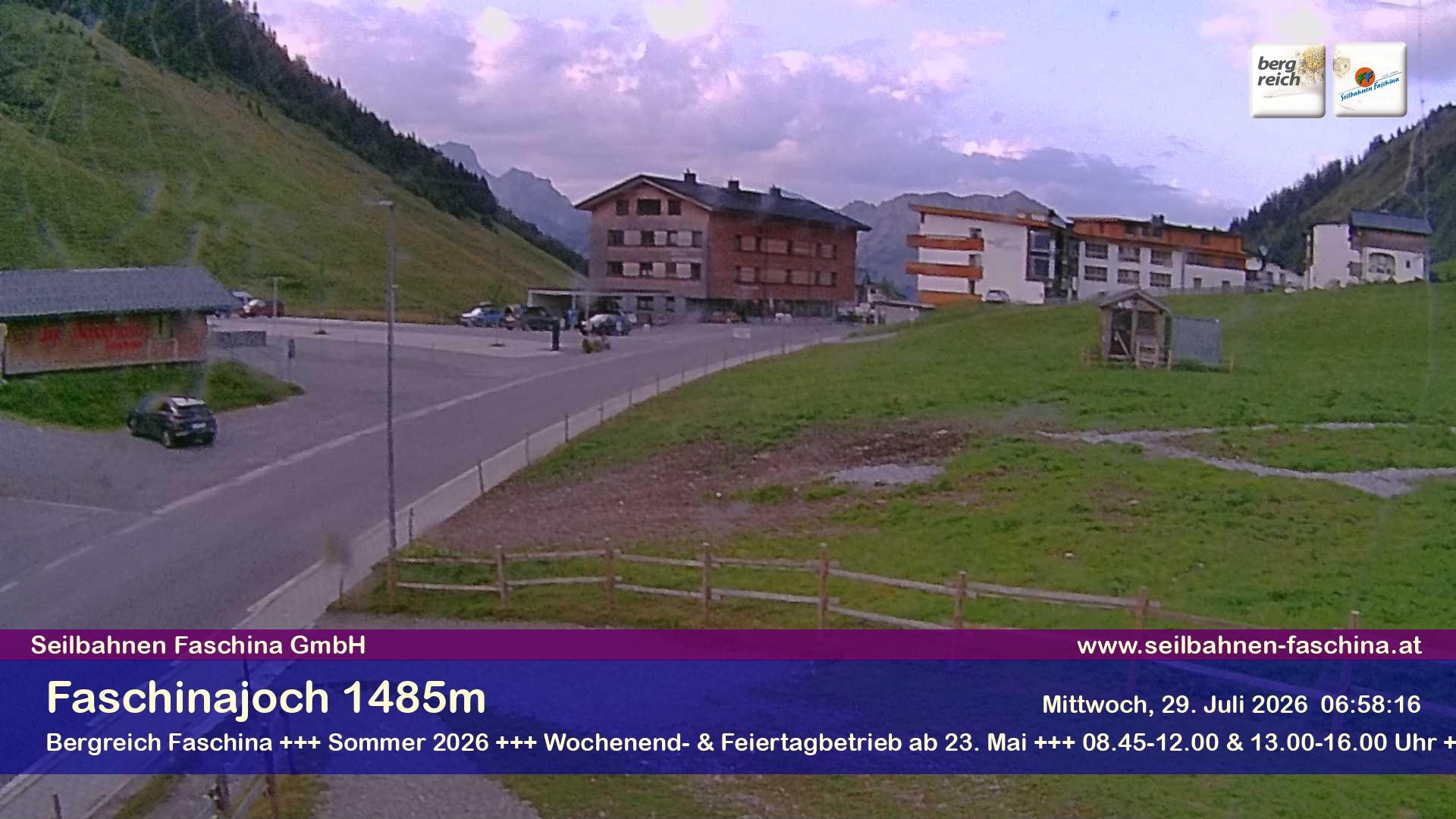 Archiv Foto Webcam Faschinapass, Stafelalpbahn