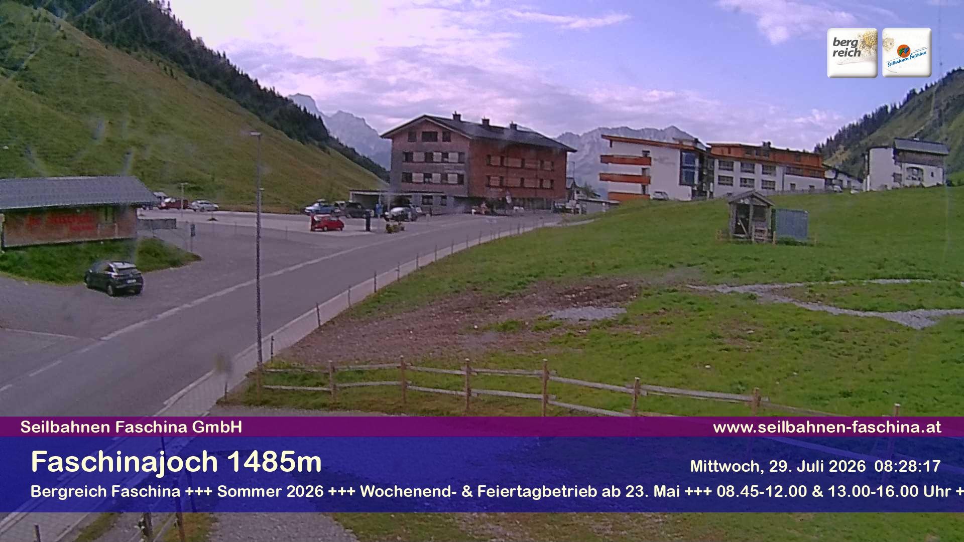 Archiv Foto Webcam Faschinapass, Stafelalpbahn