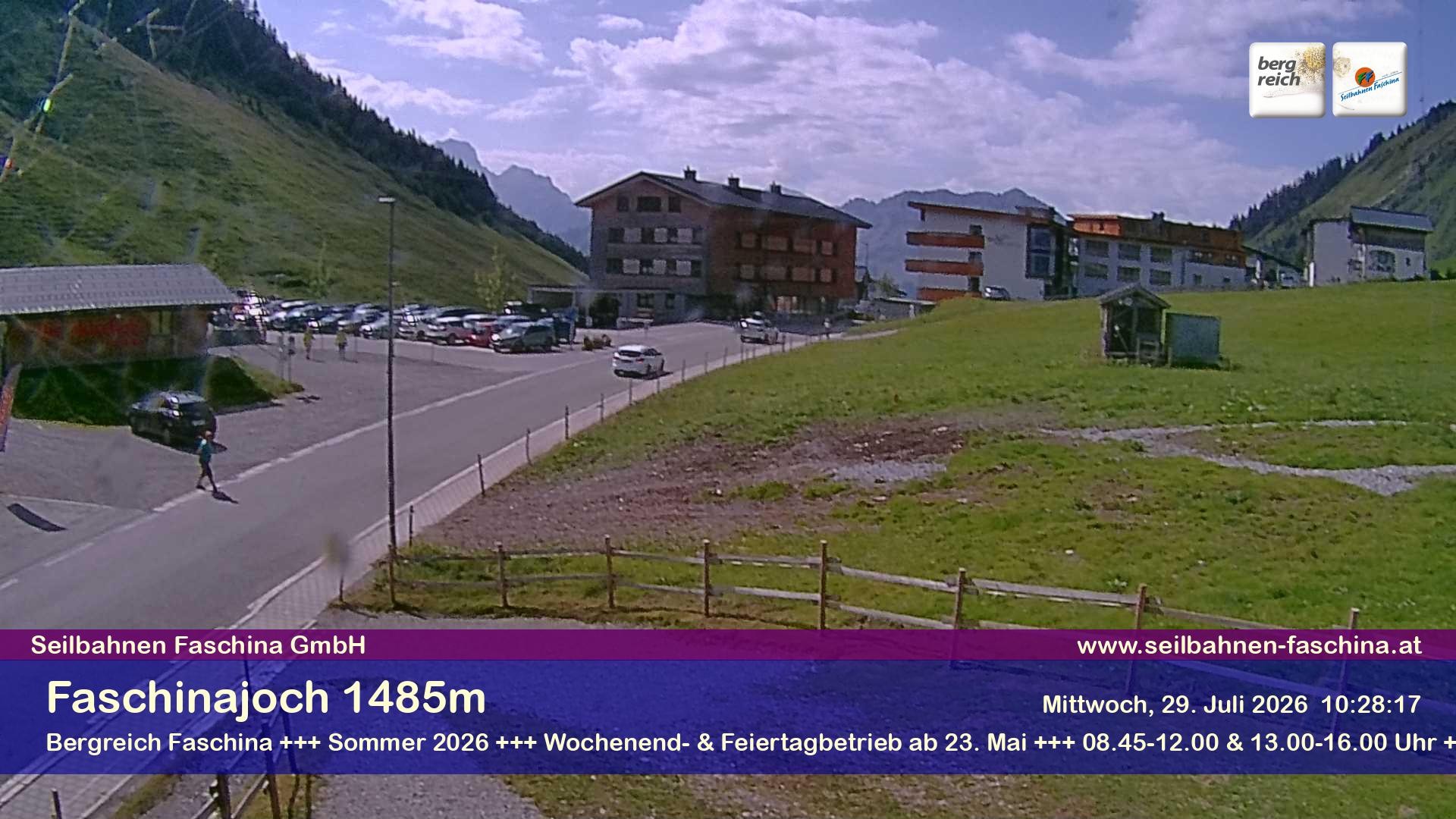 Archiv Foto Webcam Faschinapass, Stafelalpbahn