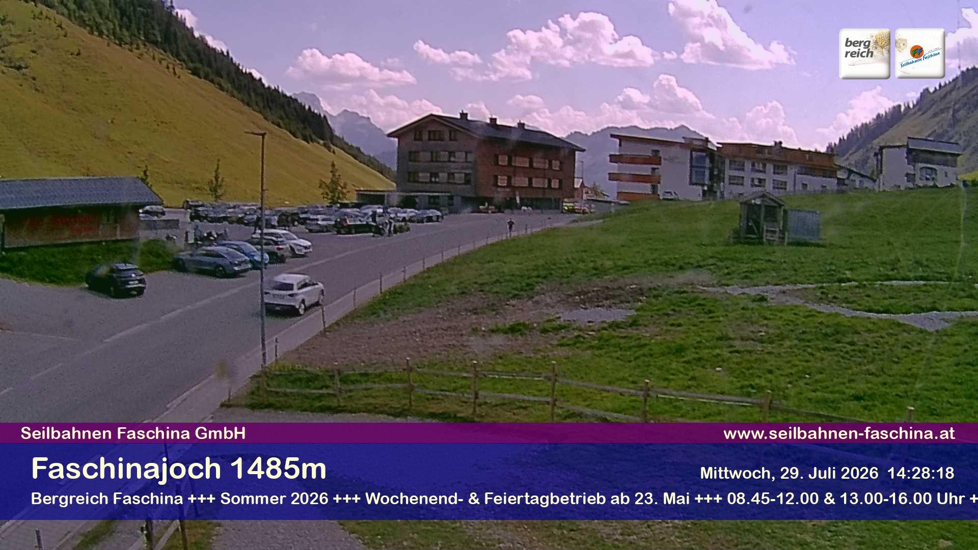 Archiv Foto Webcam Faschinapass, Stafelalpbahn