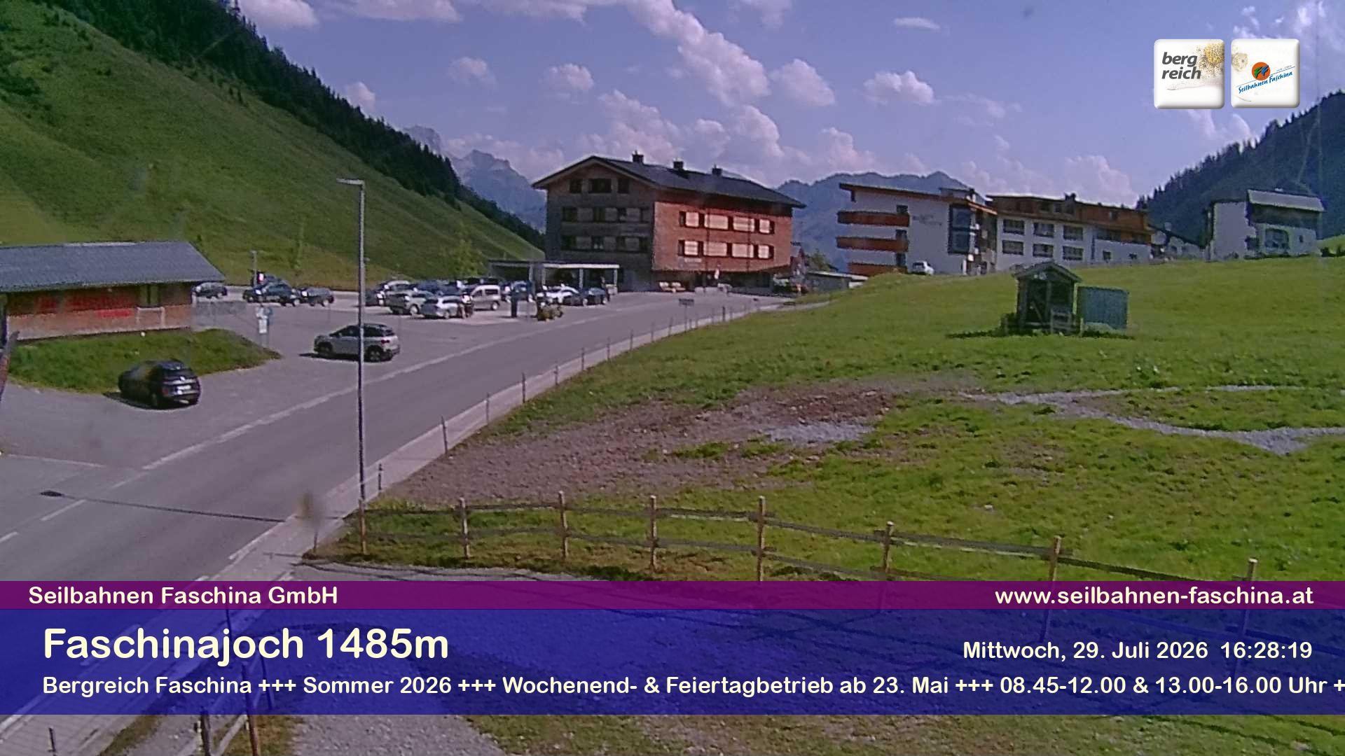 Archiv Foto Webcam Faschinapass, Stafelalpbahn